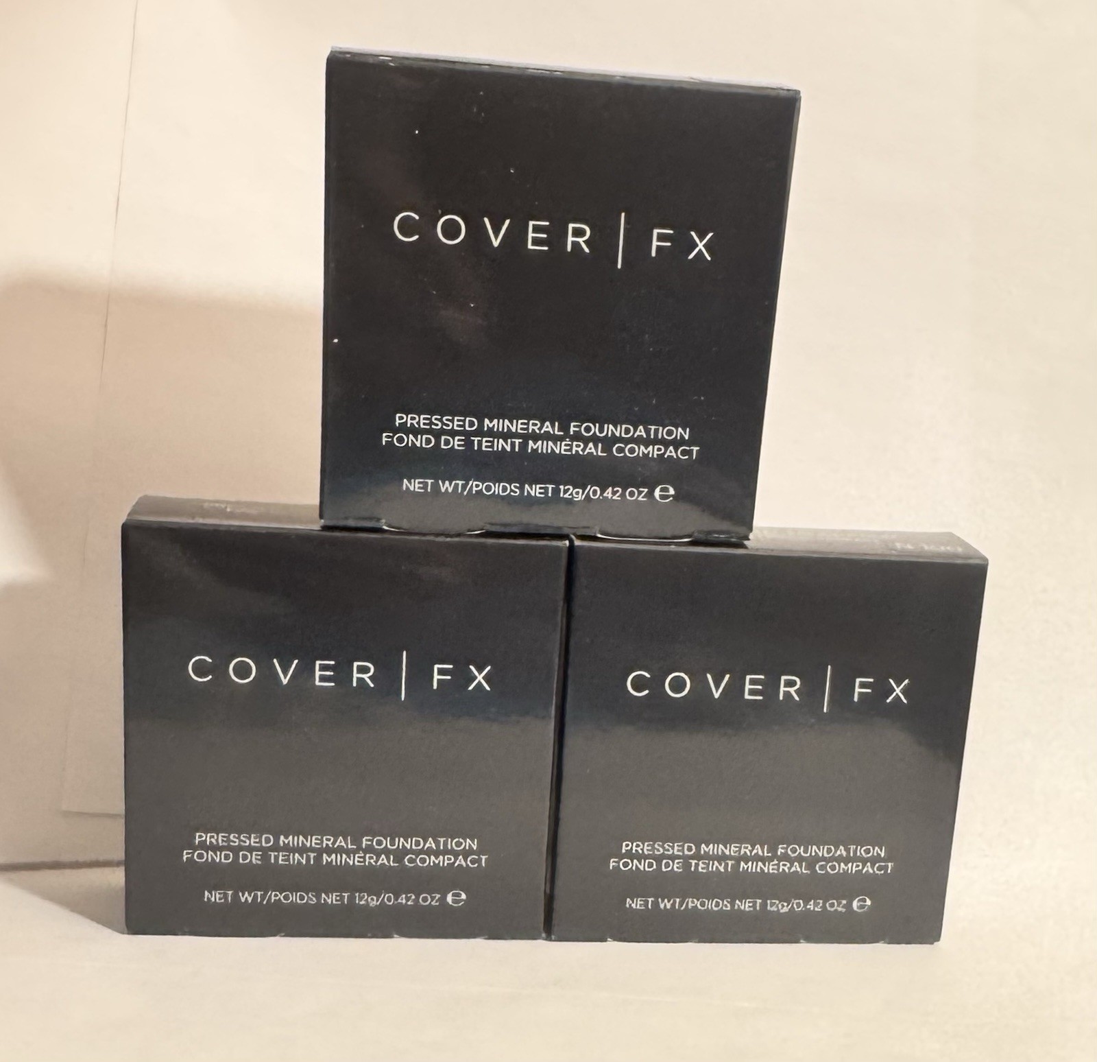 3X Cover FX Pressed Mineral Foundation Matte Finish N100, 0.42 oz. New in Box.