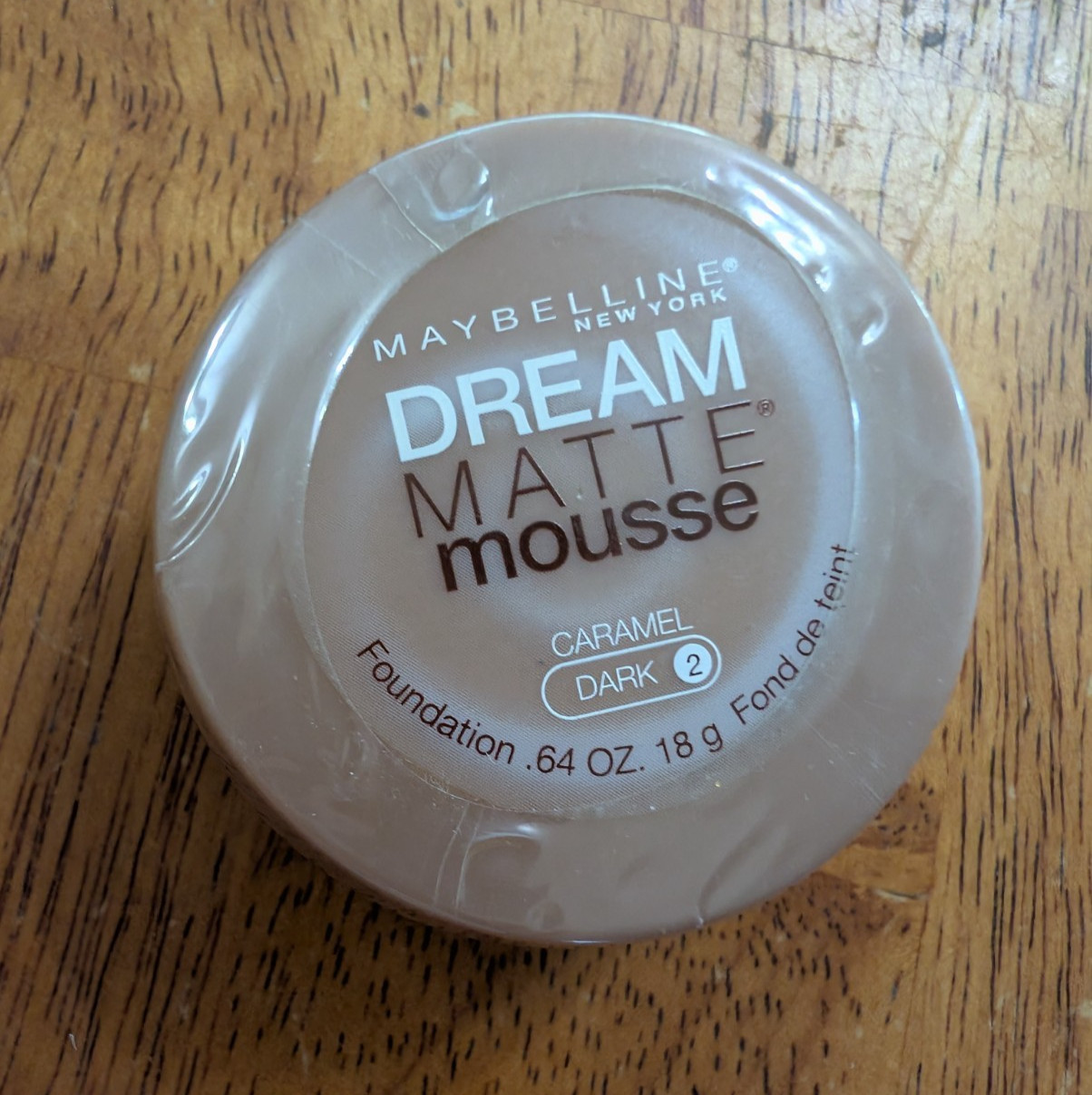 Maybelline Dream Matte Mousse Caramel Dark 2 Foundation Makeup New Sealed