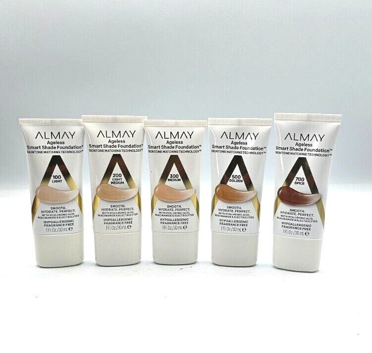 Almay Ageless Smart Shade Foundation Lightweight (CHOOSE SHADE) Discontinued