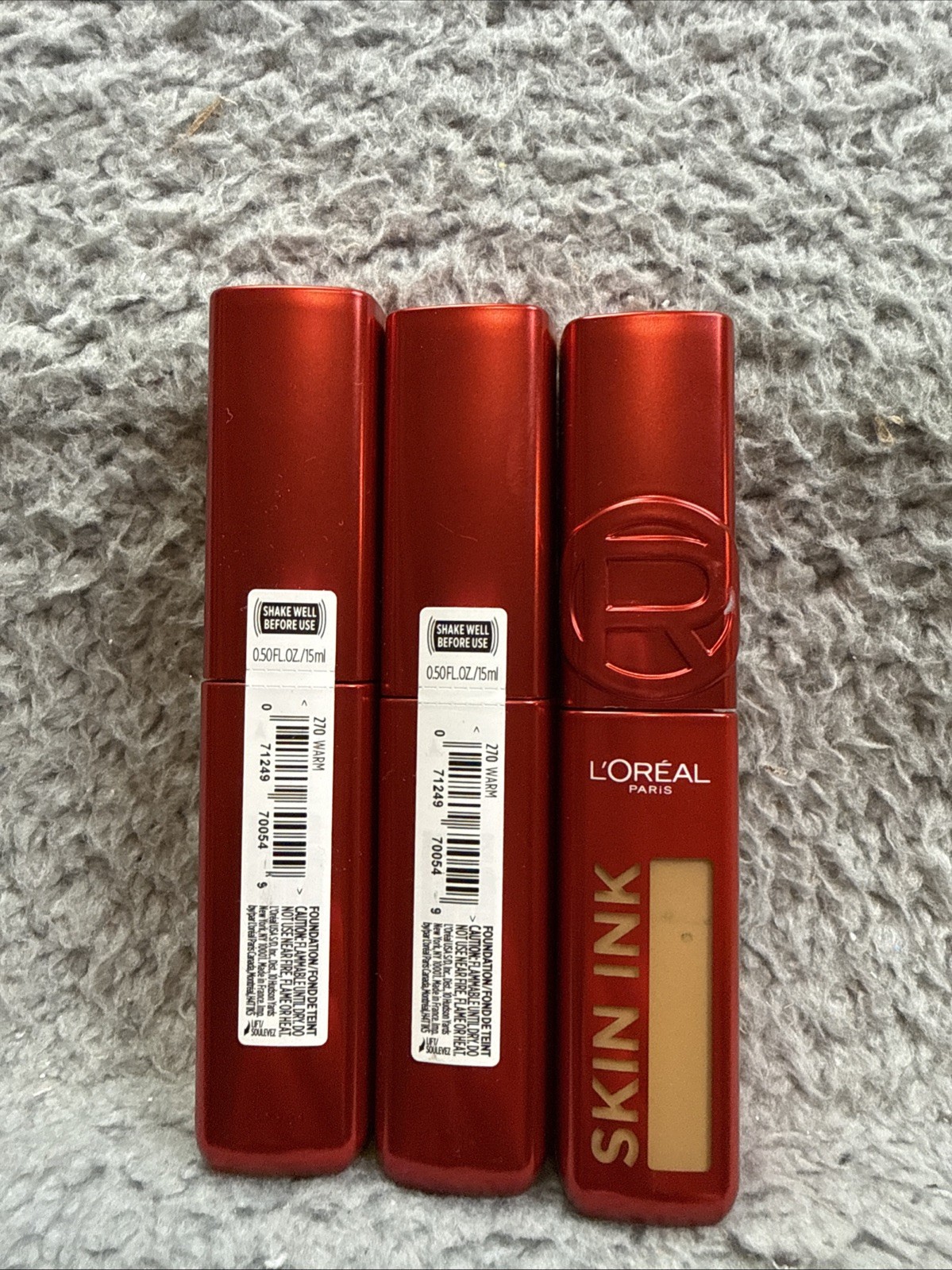 3 L’Oreal Paris Infallible Skin Ink Matte 2-in-1 Foundation Concealer 270 Warm
