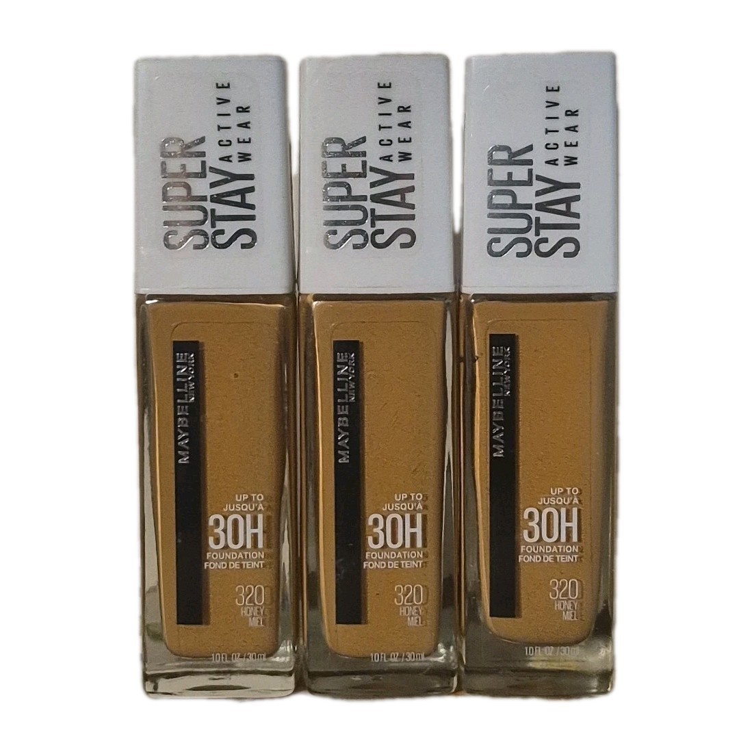 Maybelline 4-PACK Super Stay Active Wear 30H Foundation #320 Honey Miel