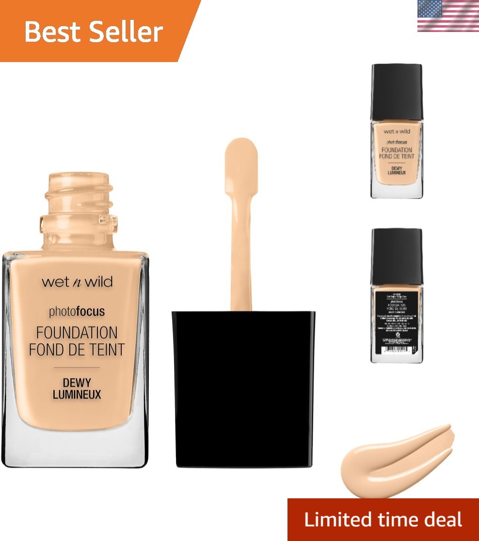 Buildable Soft Beige Foundation for Medium Skin – Cruelty-Free & Radiant Finish
