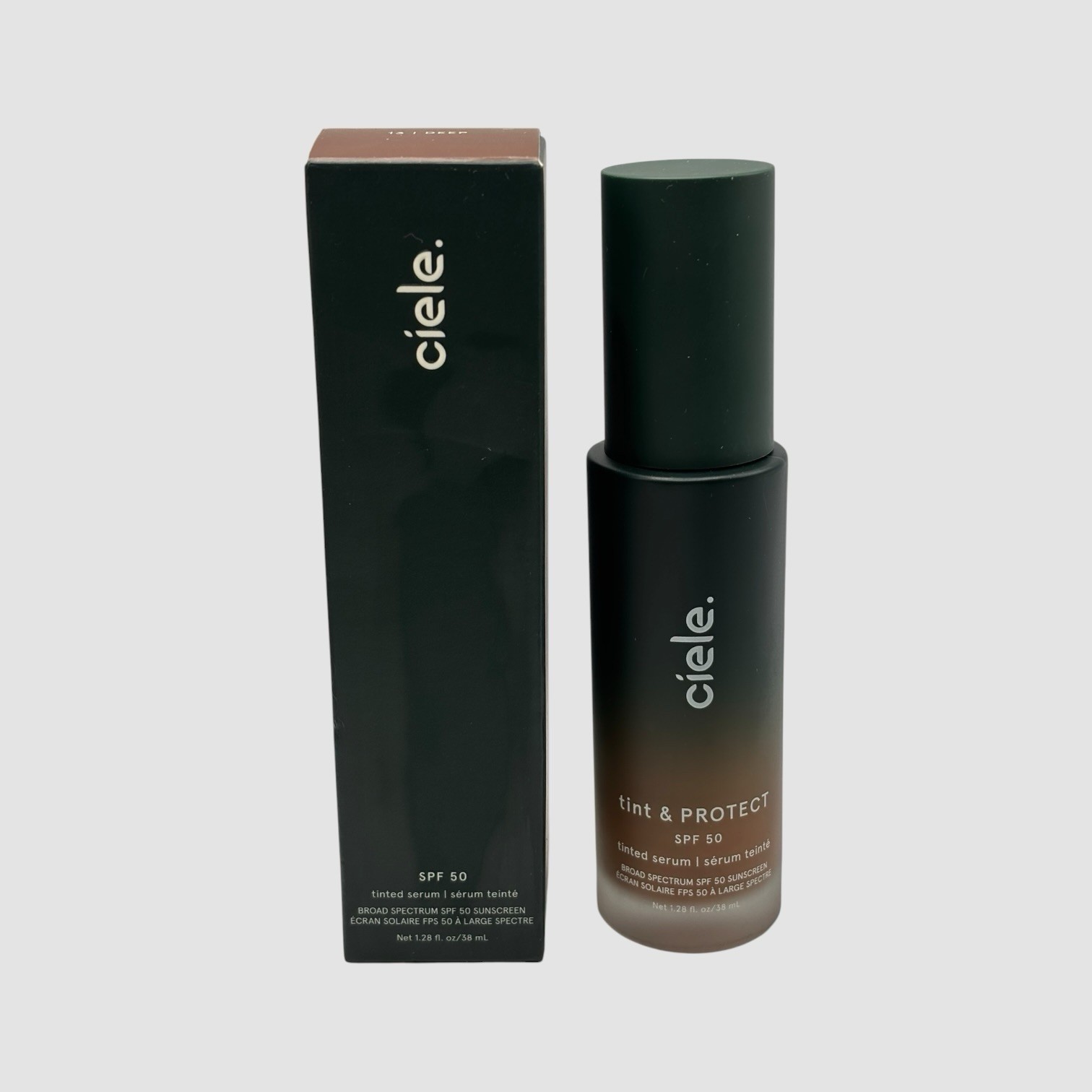 Ciele Tint & Protect Tinted Serum Foundation with SPF 50 shade, 13 Deep 1.28 oz