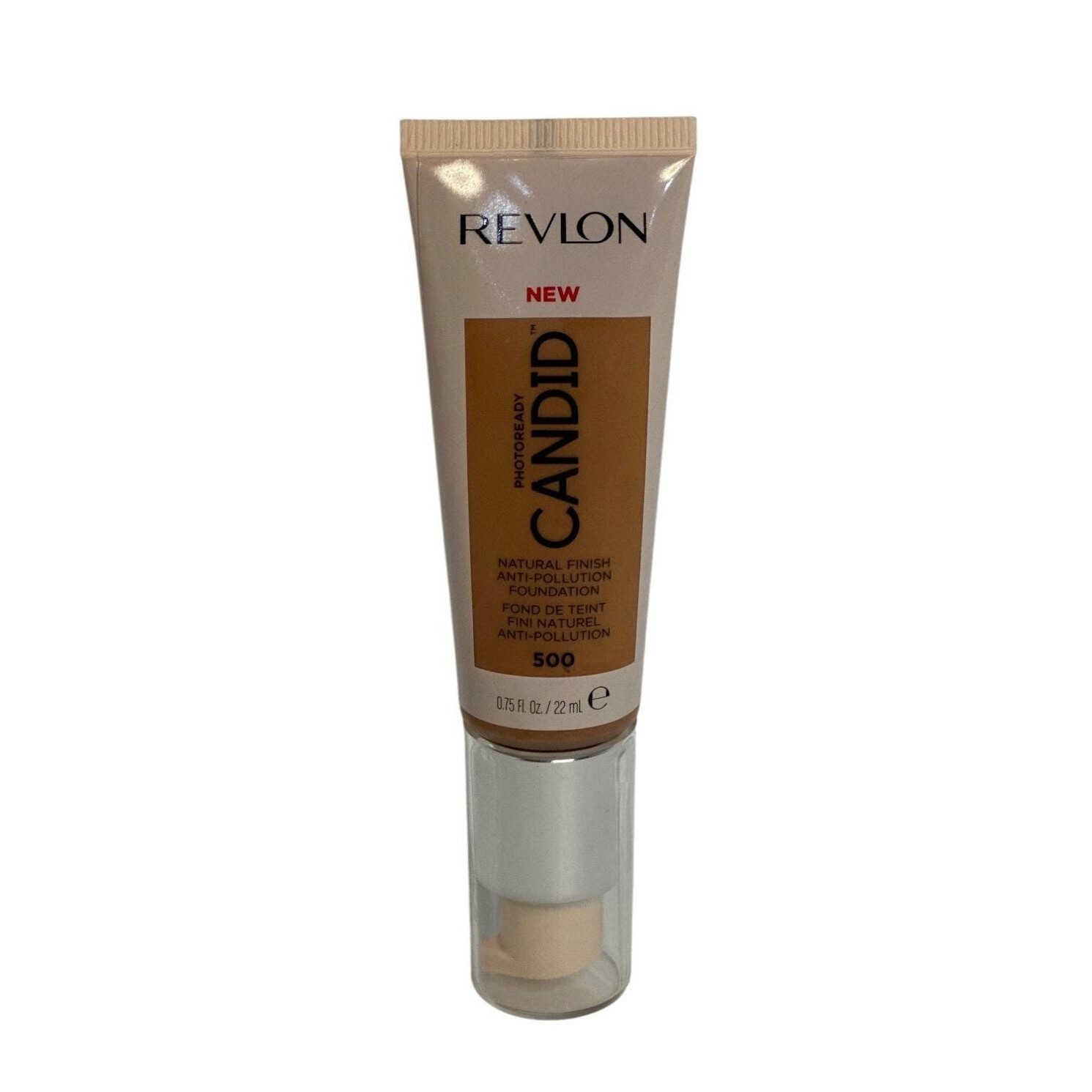 NEW Revlon PhotoReady Candid Foundation 500 Almond – Natural Finish, 0.75 fl oz