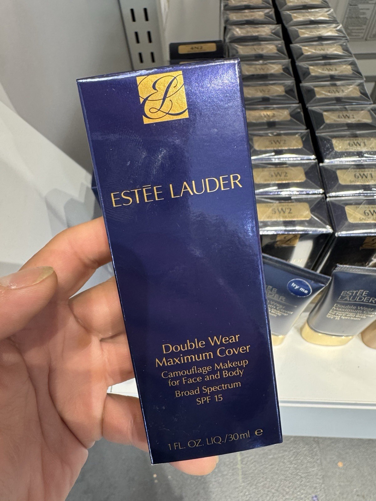 Estée Lauder Double Wear Maximum Cover Camouflage Makeup SPF 15 – 1C1 Cool Bone