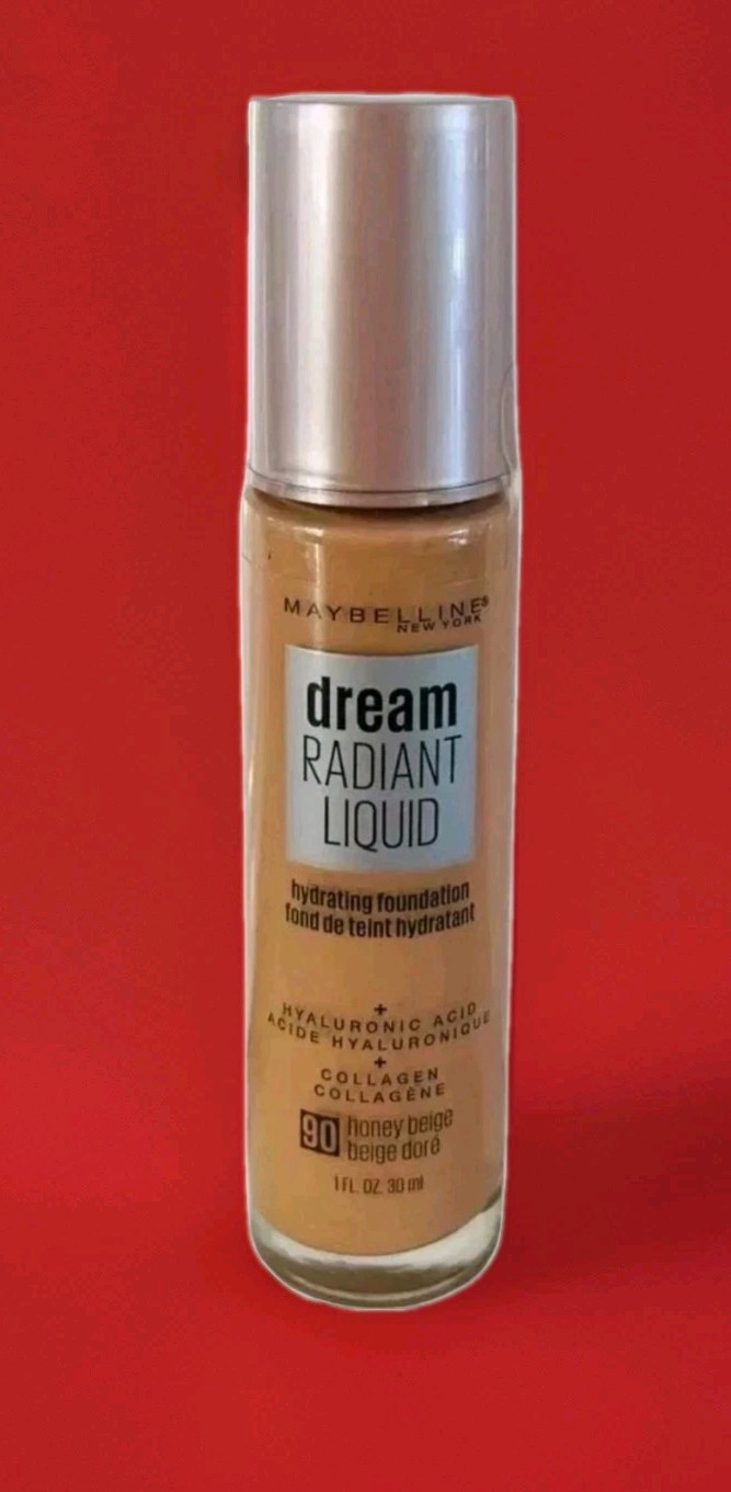 MAYBELLINE Dream RADIANT LIQUID Hydrating Foundation #90 HONEY BEIGE NEW!