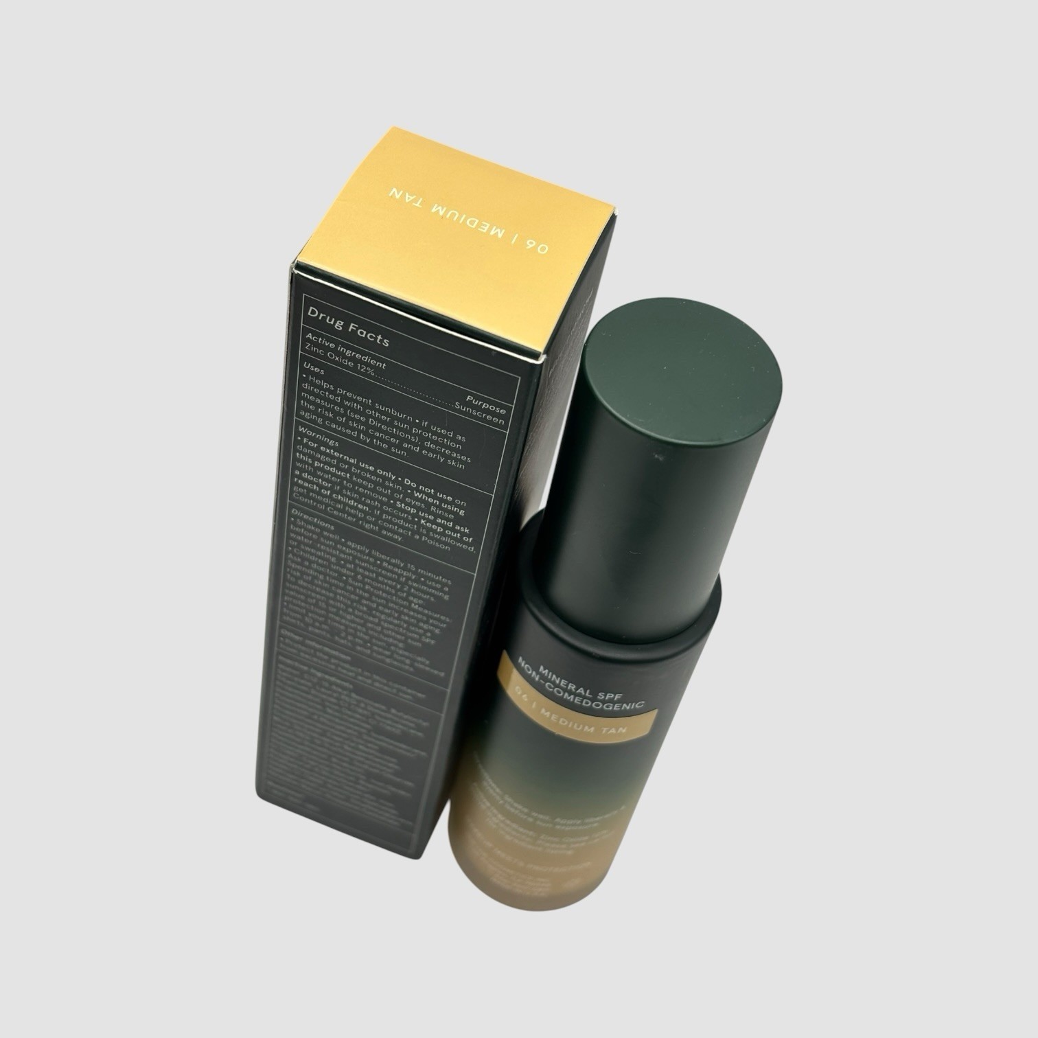 Ciele Tint & Protect Tinted Serum Foundation with SPF 50 shade: Medium Tan Boxed