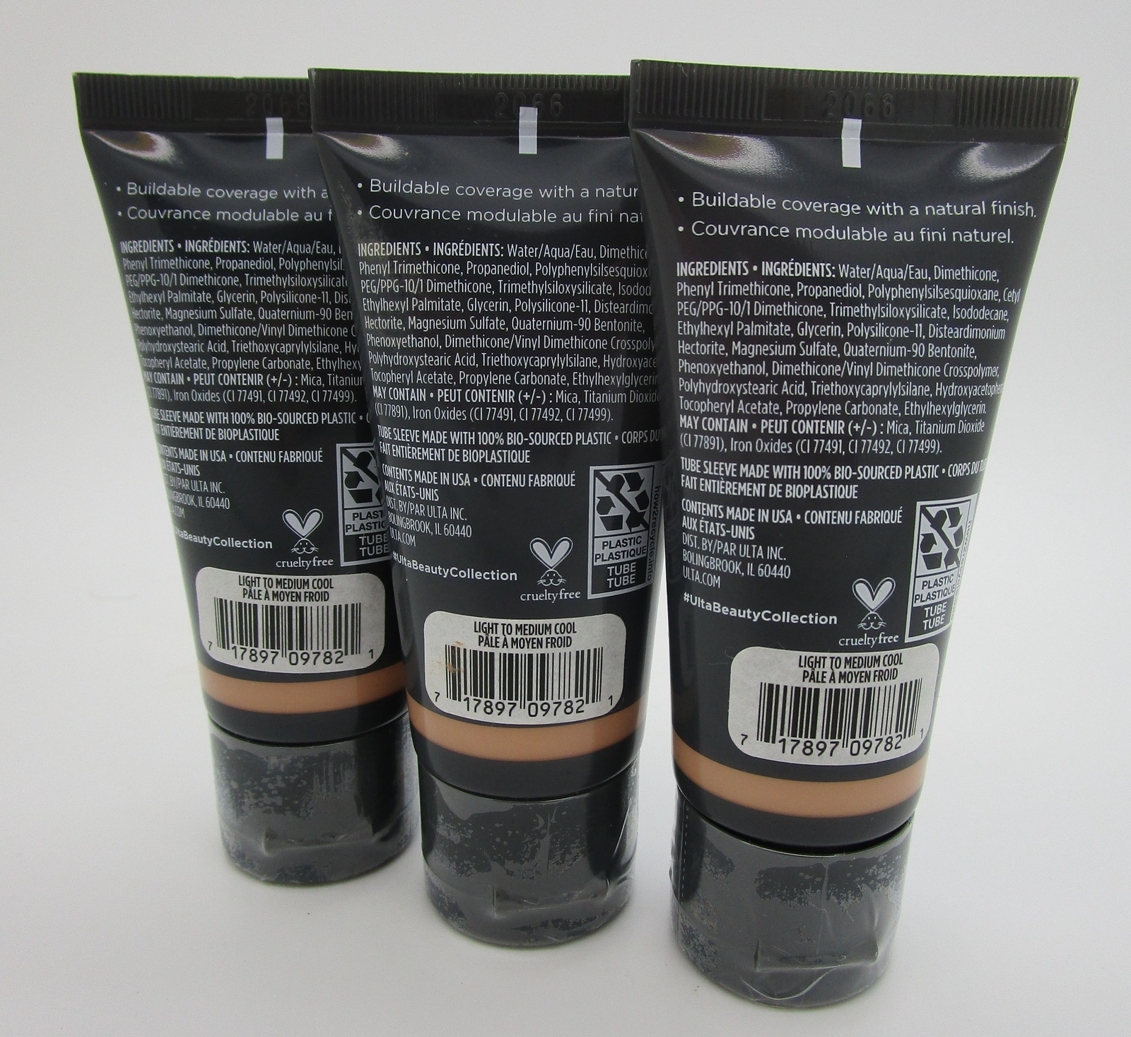 LIGHT TO MEDIUM COOL Ulta Beauty Complexion Crush Medium Coverage – Lot of 3