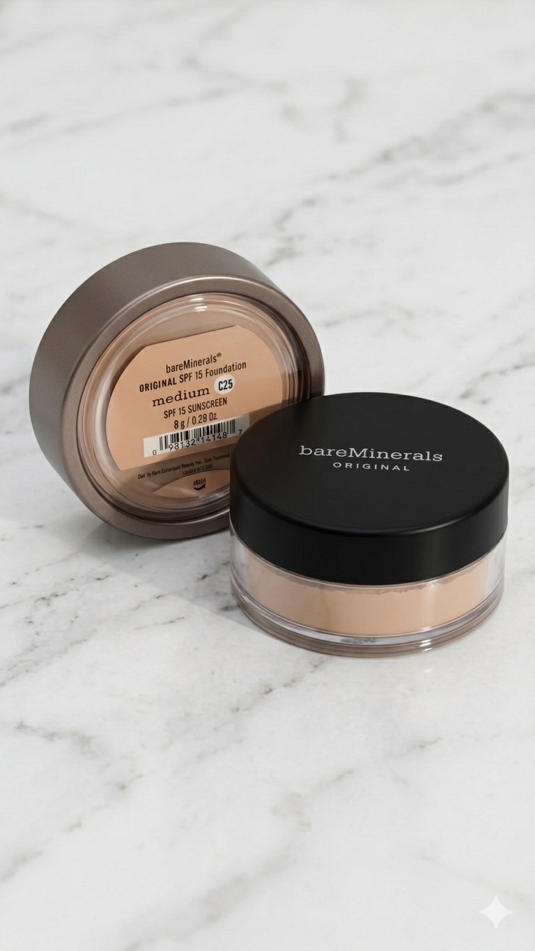 bareMinerals Original SPF 15 Foundation Medium C25 Mineral Powder Foundation 8g