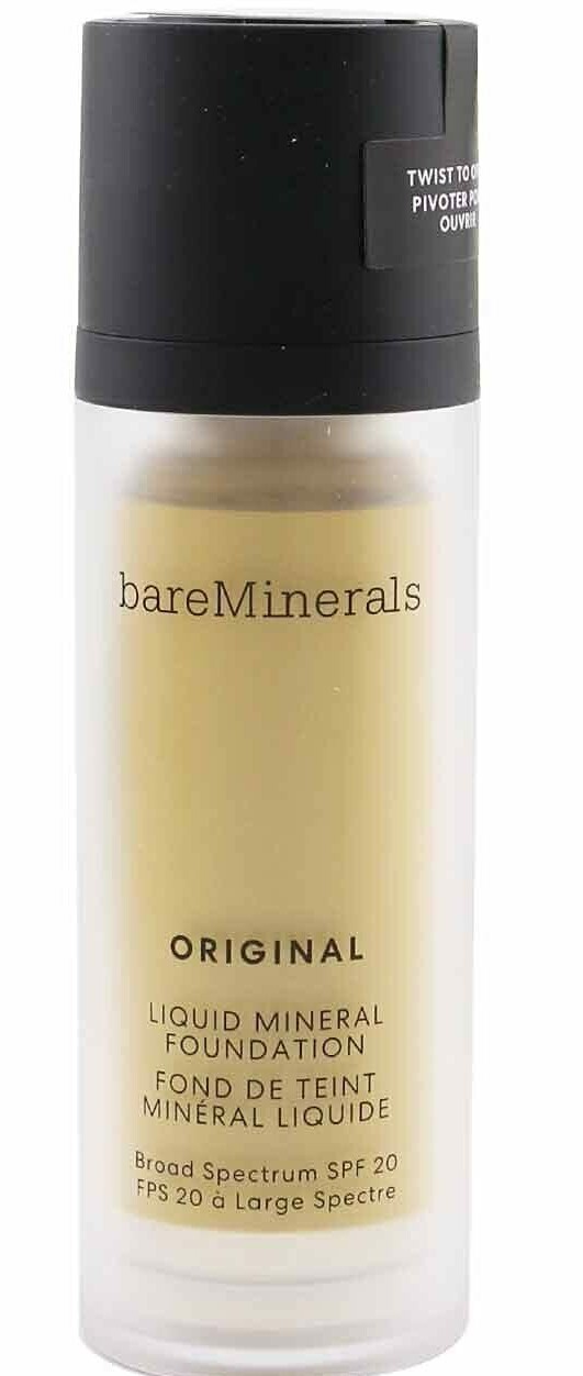 bareMinerals Original Liquid Mineral Foundation SPF 20 Golden Medium 14 – 1 oz