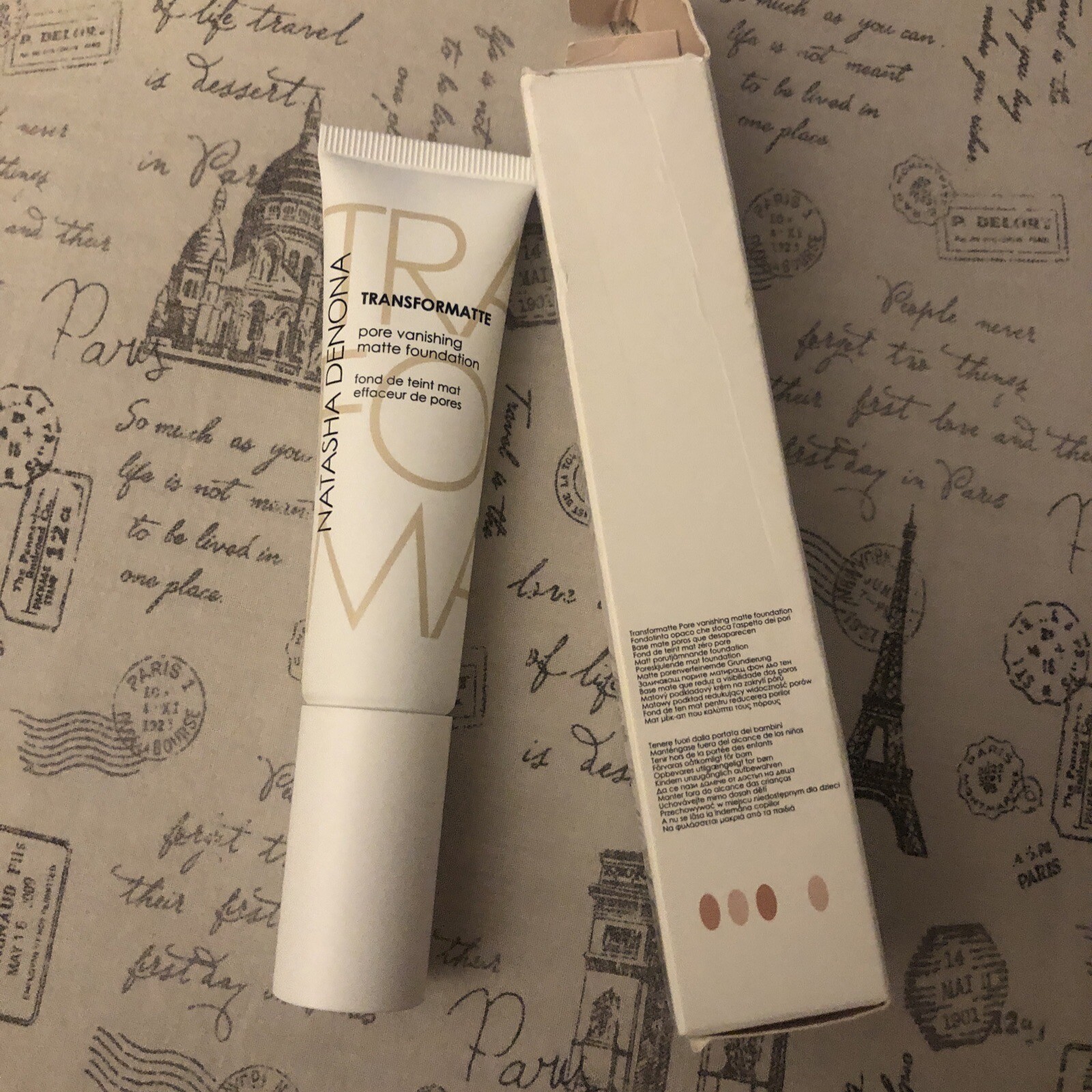 Natasha Denona Transformatte Pore Vanishing Matte Foundation 22W Light Warm NIB