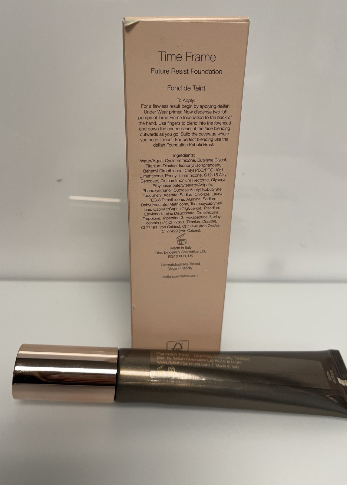 delilah TIME FRAME Future Resist Foundation MAPLE Brand New