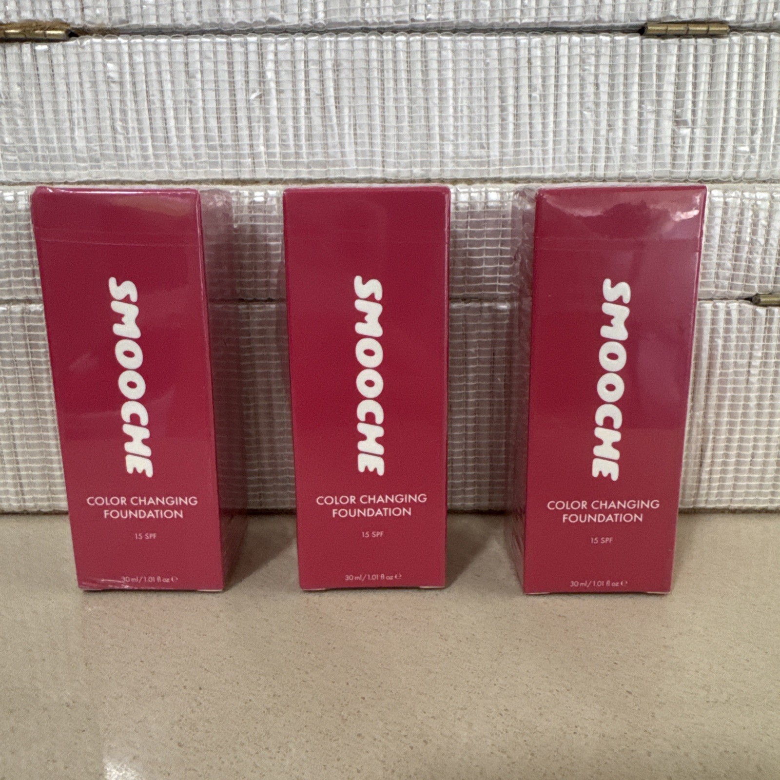 Lot Of 3 Smooche Color Changing Foundation Korean Makeup KBeauty