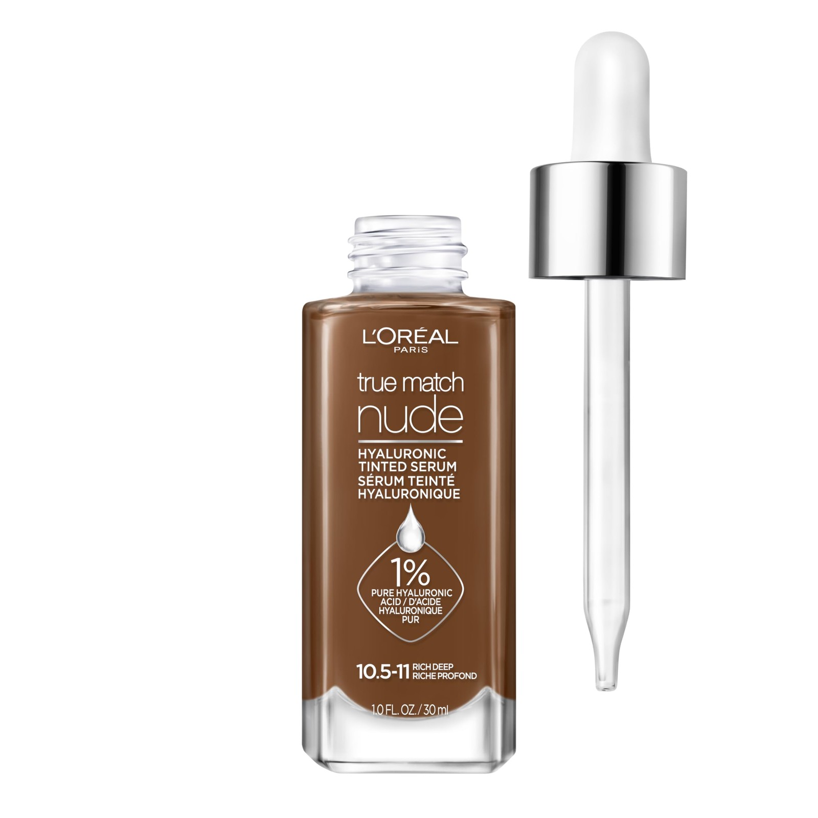 L’Oreal Paris True Match Nude Hyaluronic Tinted Serum Foundation Rich Deep