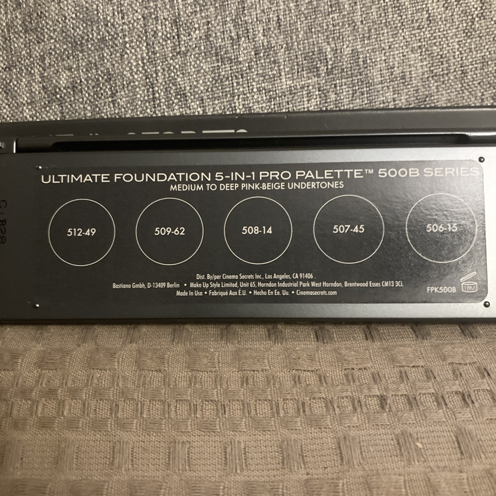 Ultimate Foundation 5-IN-1 PRO Palette, 500B series New