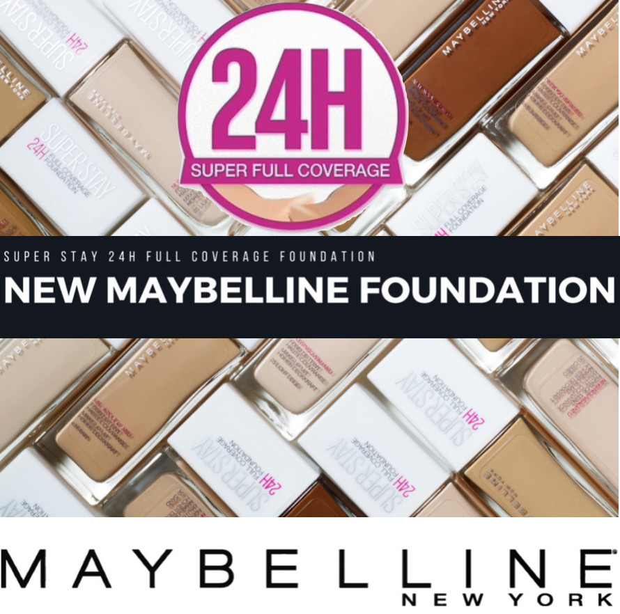 Maybelline New York SuperStay Foundation 24 Hour Full Coverage CHOOSE YOUR SHADE