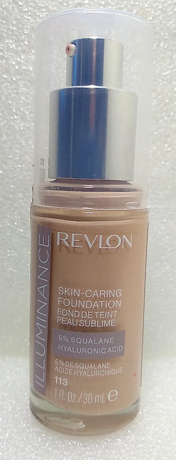Revlon Illuminance ~Skin-Caring Foundation ~Color#: 113 / Ivory Beige ~1 Fl Oz