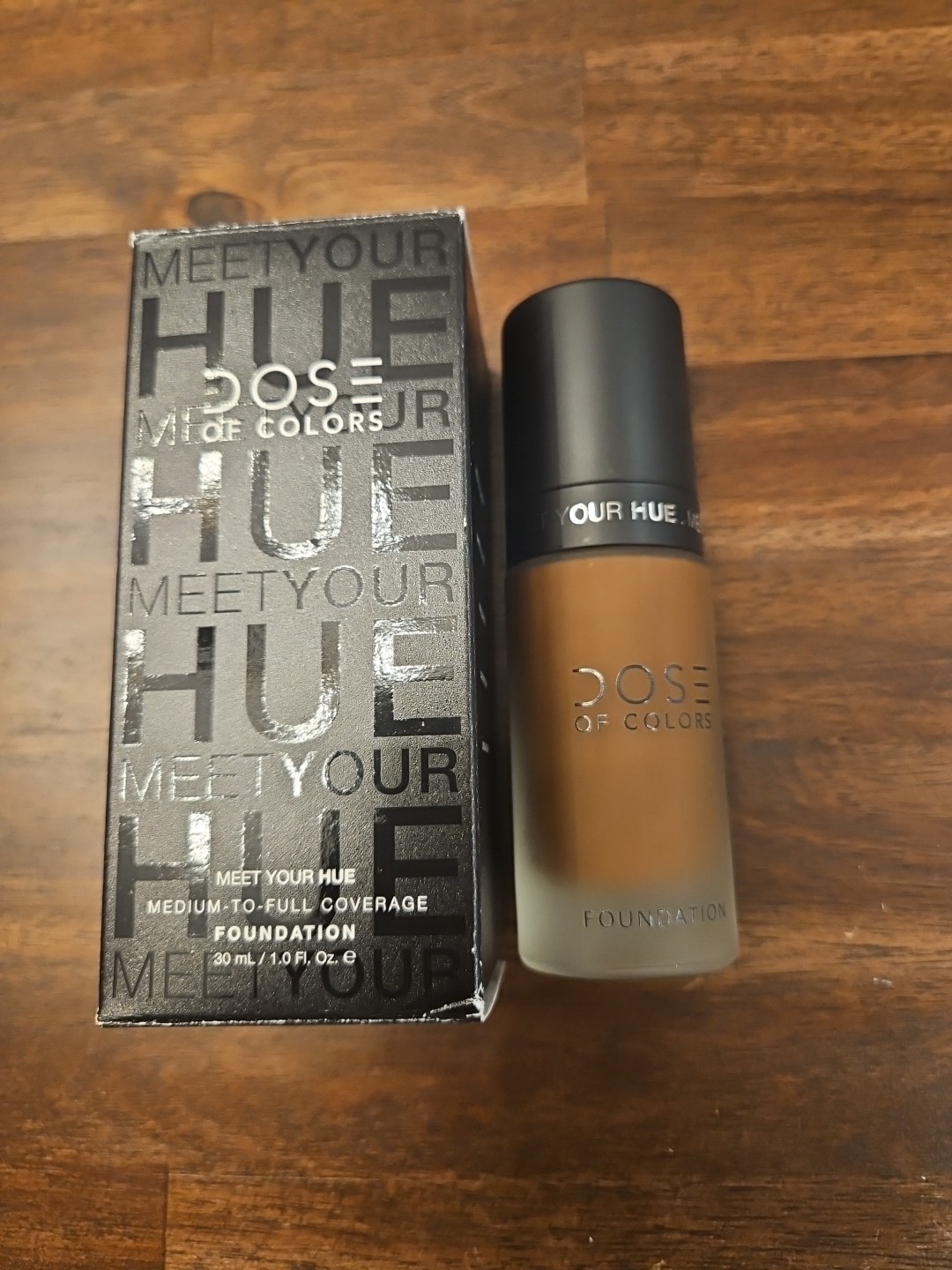 New Dose of Colors Foundation Meet Your Hue # 138 Deep – Medium to Full Coverage