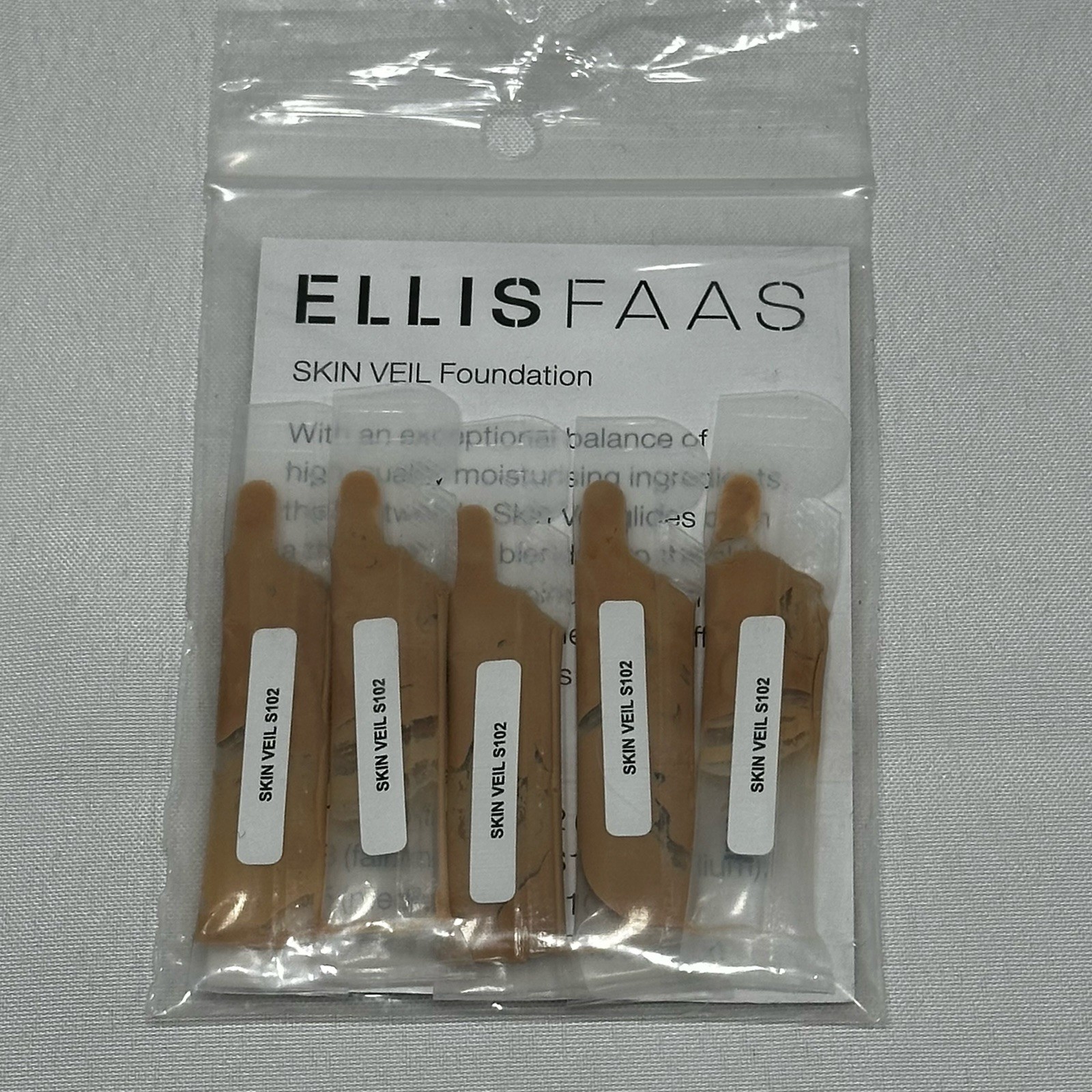 Ellis Faas Skin Veil Foundation Sample S101 Light Lot Of (5) Travel – 18405
