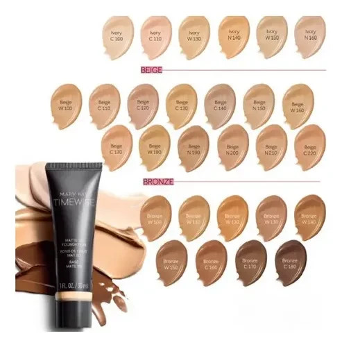 Mary Kay TimeWise Matte Liquid Foundation – Old Color Names