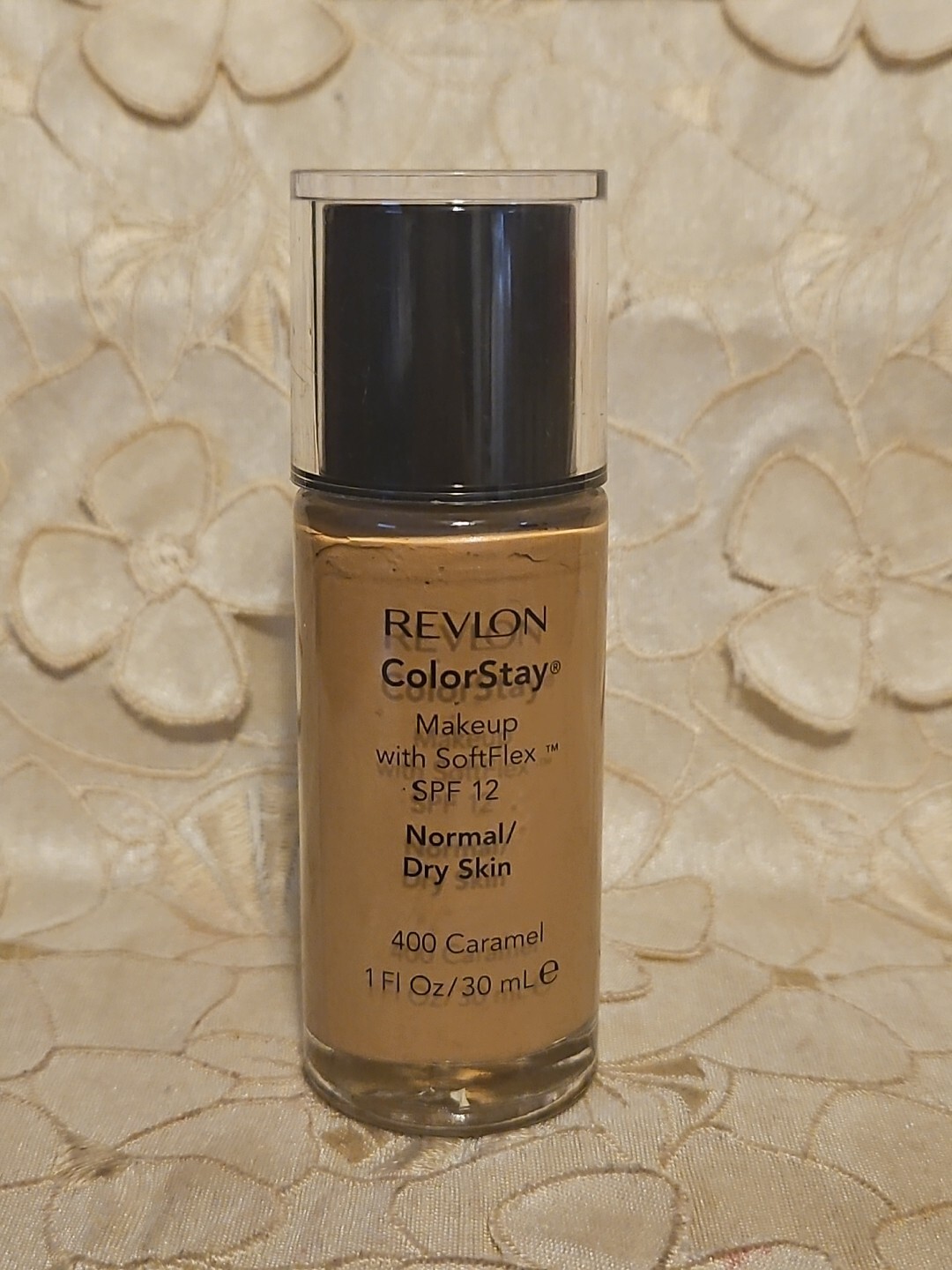 REVLON-COLORSTAY MAKEUP WITH SOFTFLEX SPF 12 NORMAL/DRY SKIN-400 CARAMEL-NEW!
