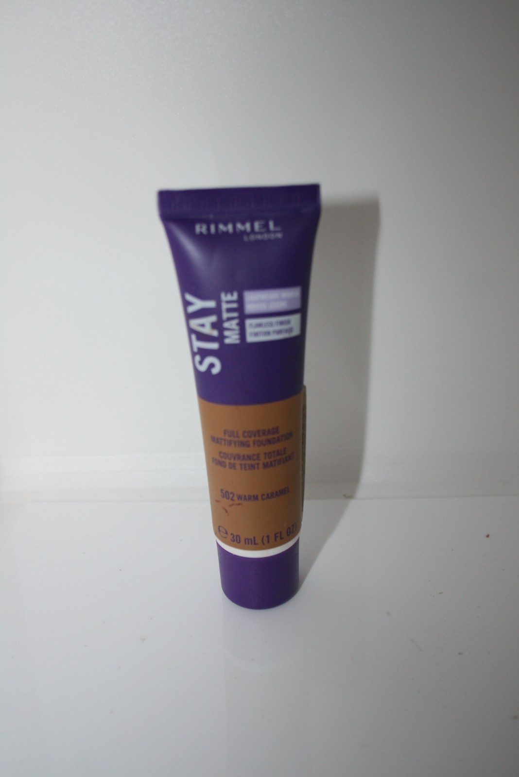 Rimmel London Stay Matte Liquid Mousse Foundation 502 warm caramel