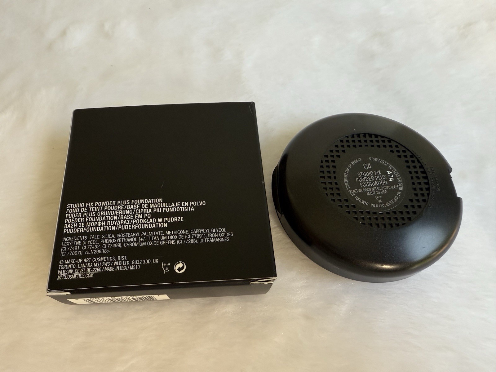 MAC Studio Fix Powder Plus Foundation Shade C4 Full Sz 15g ORIGINAL Formula NIB