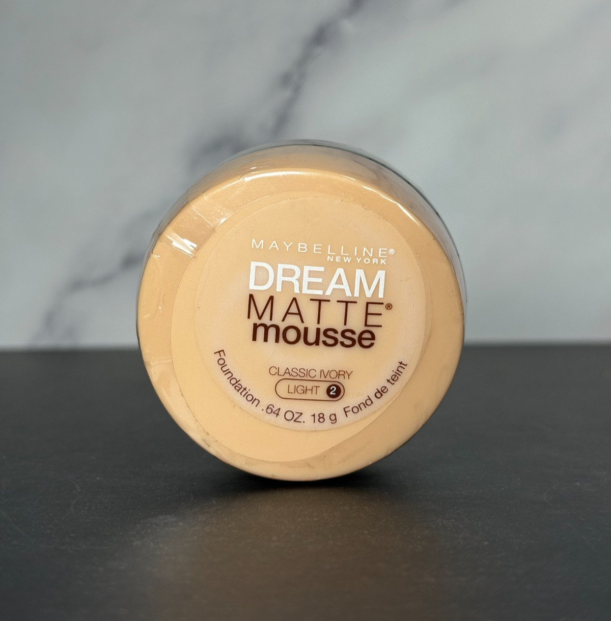 Maybelline Dream Matte Mousse Classic Ivory Light 2 Foundation .64oz – SEALED