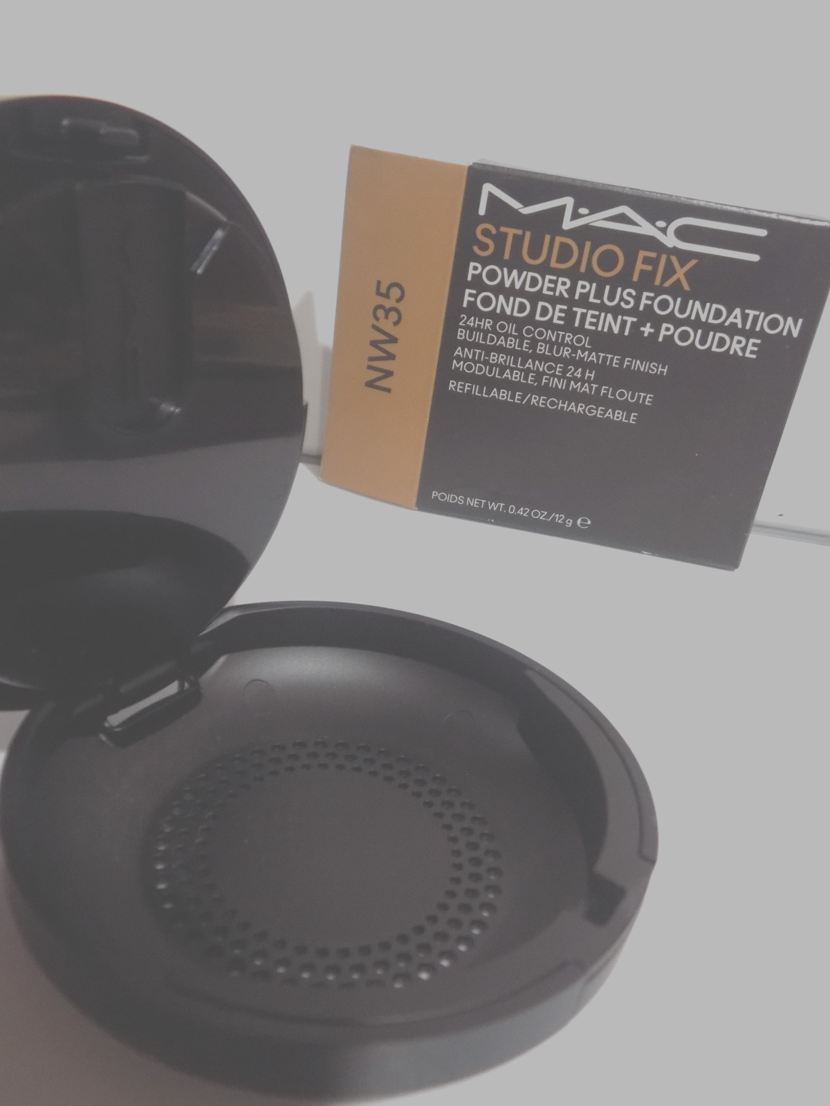 MAC Studio Fix Powder Plus Foundation~NW35~0.52oz*NO APPLICATOR*SLIGHTLY DAMAGED