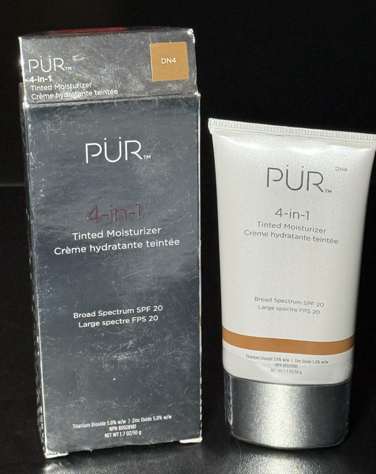 PUR 4-In-1 Tinted Moisturizer SPF 20 Broad Spectrum ~ DN4 ~ 50ml / 1.7oz ~ NEW