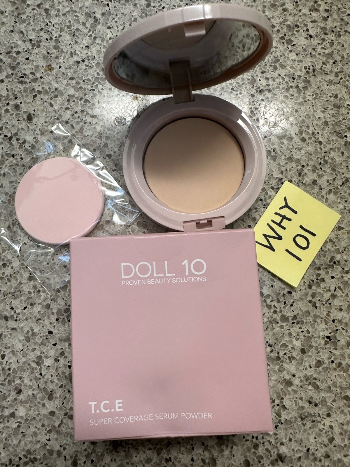 Doll 10 T.C.E. Super Coverage Serum Powder FAIR / LIGHT .28oz /8g FULL SZ $44