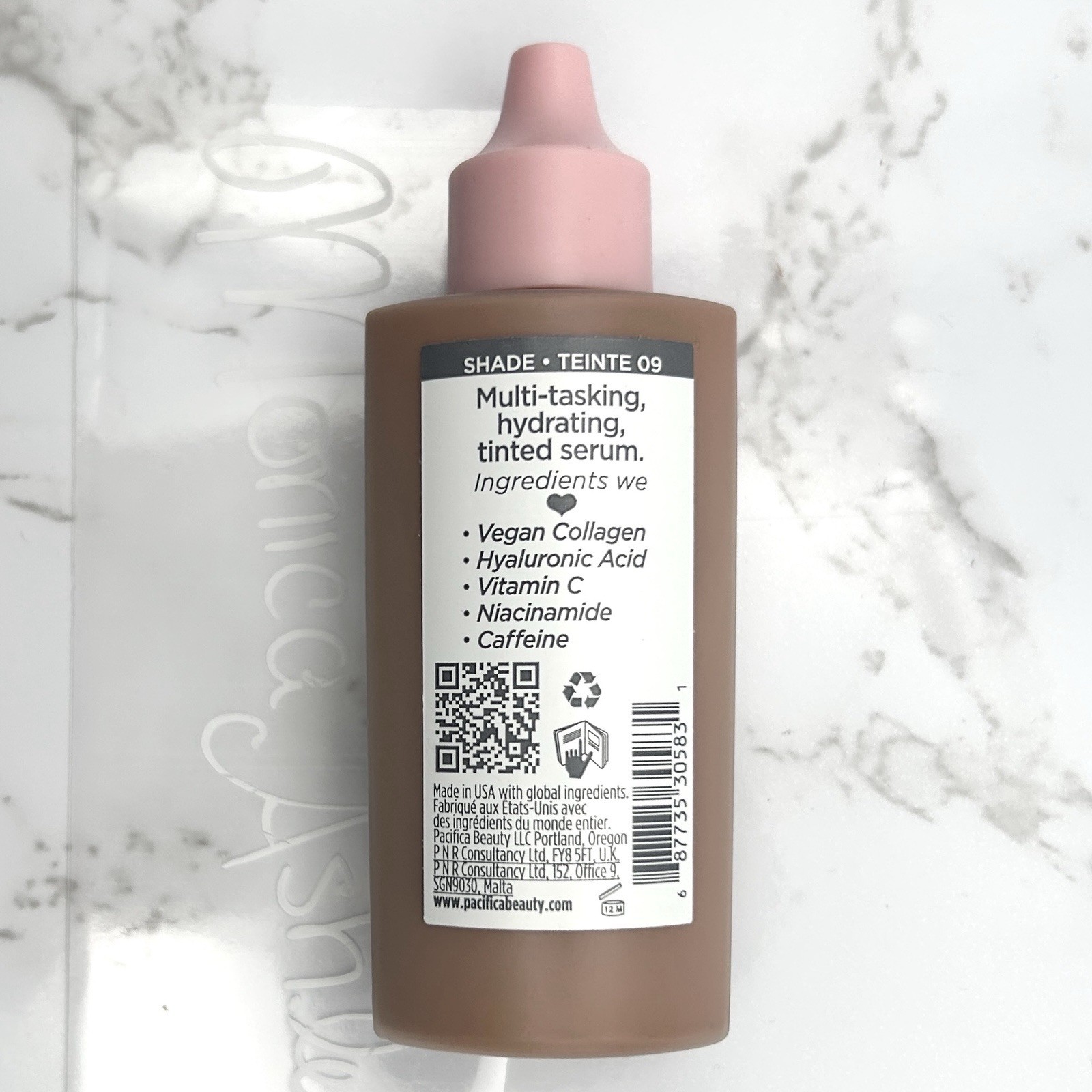 Pacifica Tinted Moisturizer Kind Tint Tinted Serum Vegan Collagen Shade 09 / 9