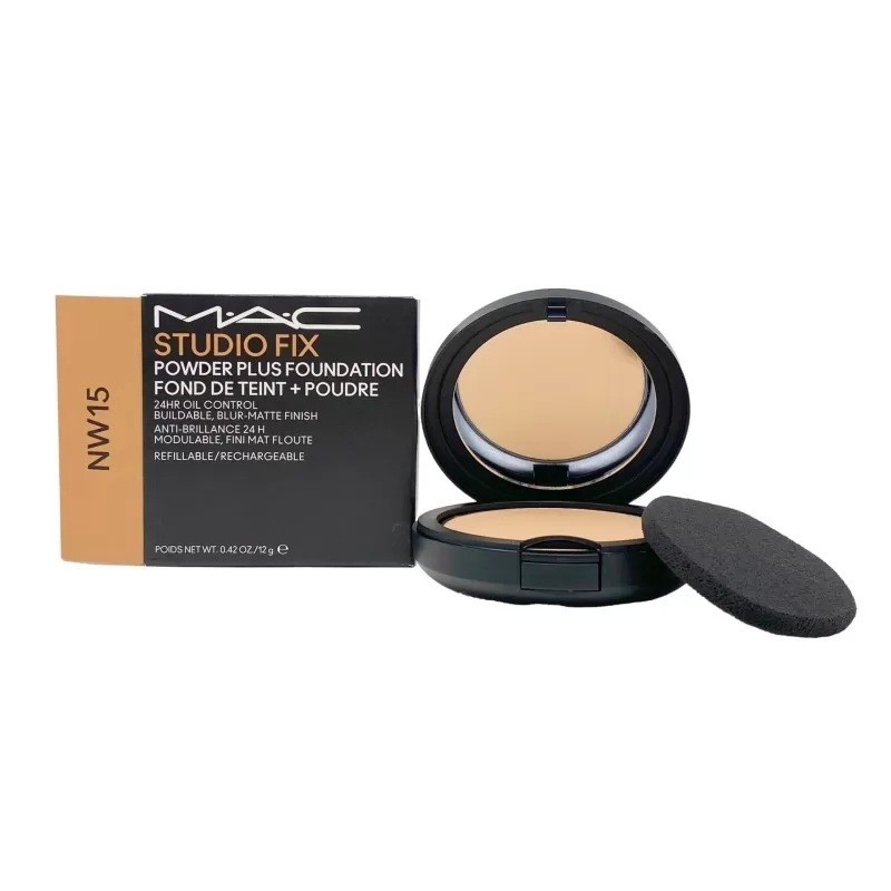 MAC Studio Fix Powder Plus Foundation Refillable Blur Matte Finish .42 oz NIB