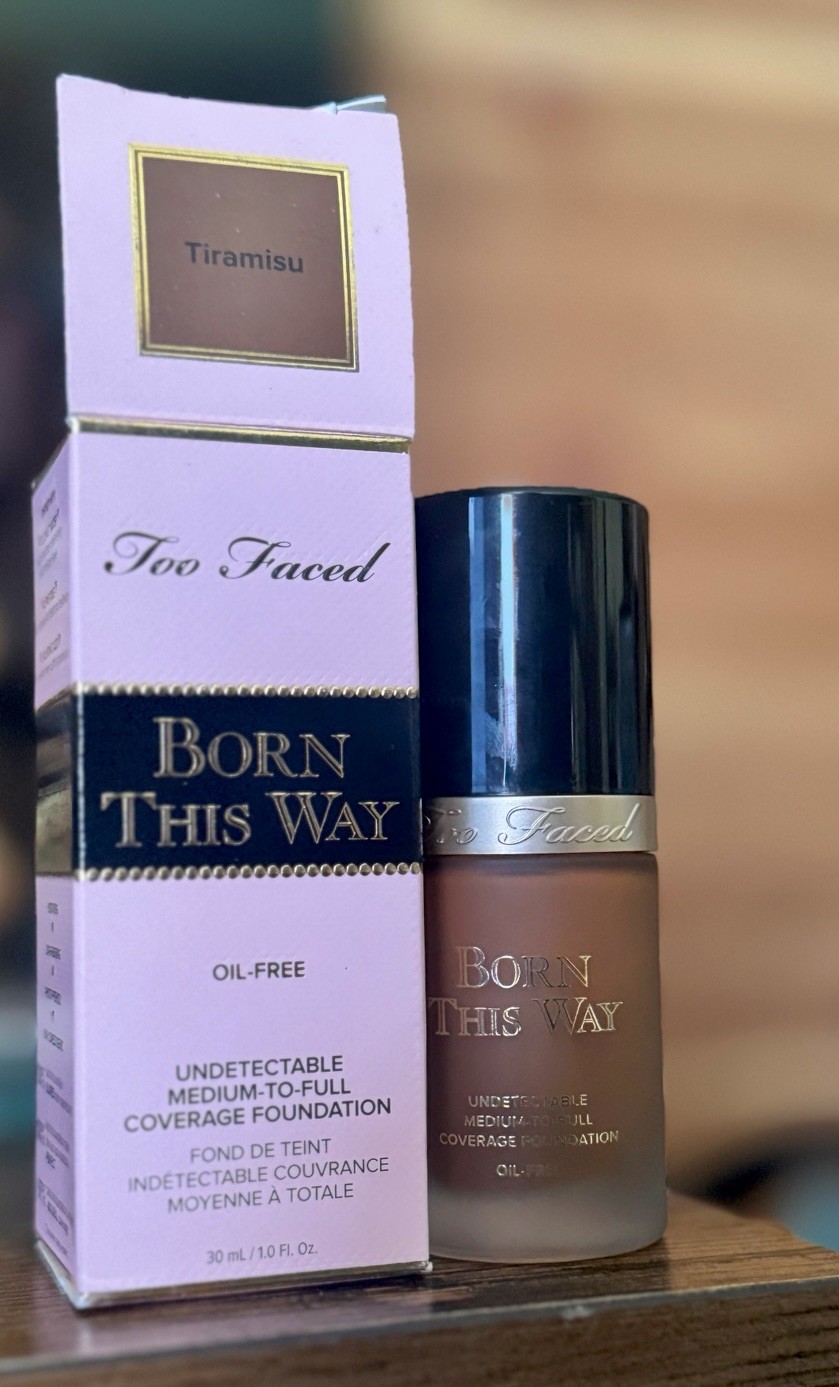 Too Faced Born This Way Foundation TIRAMISU Full Coverage Liquid Makeup NIB