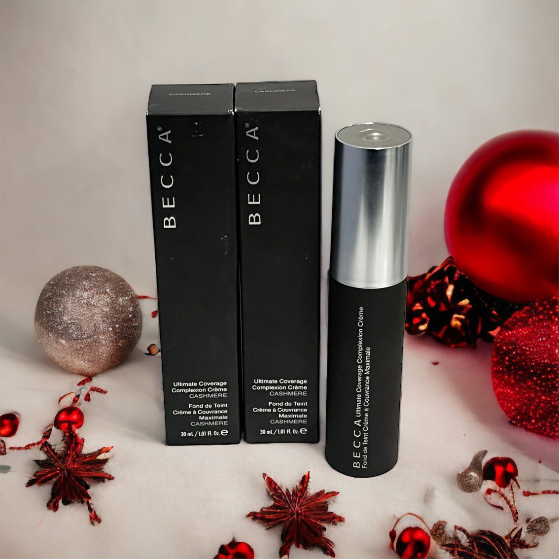 Becca Ultimate Coverage Complexion Creme – Cashmere – 1.01oz Lot Of 2 Made Italy