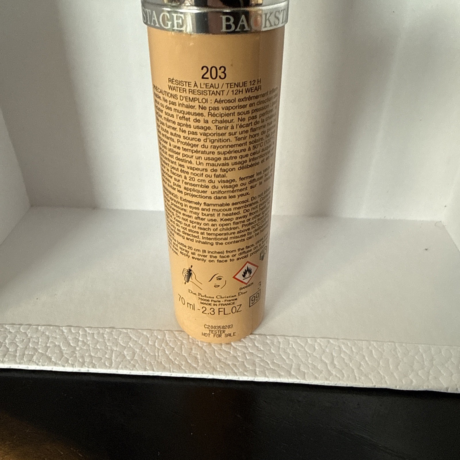 dior airflash spray foundation 203