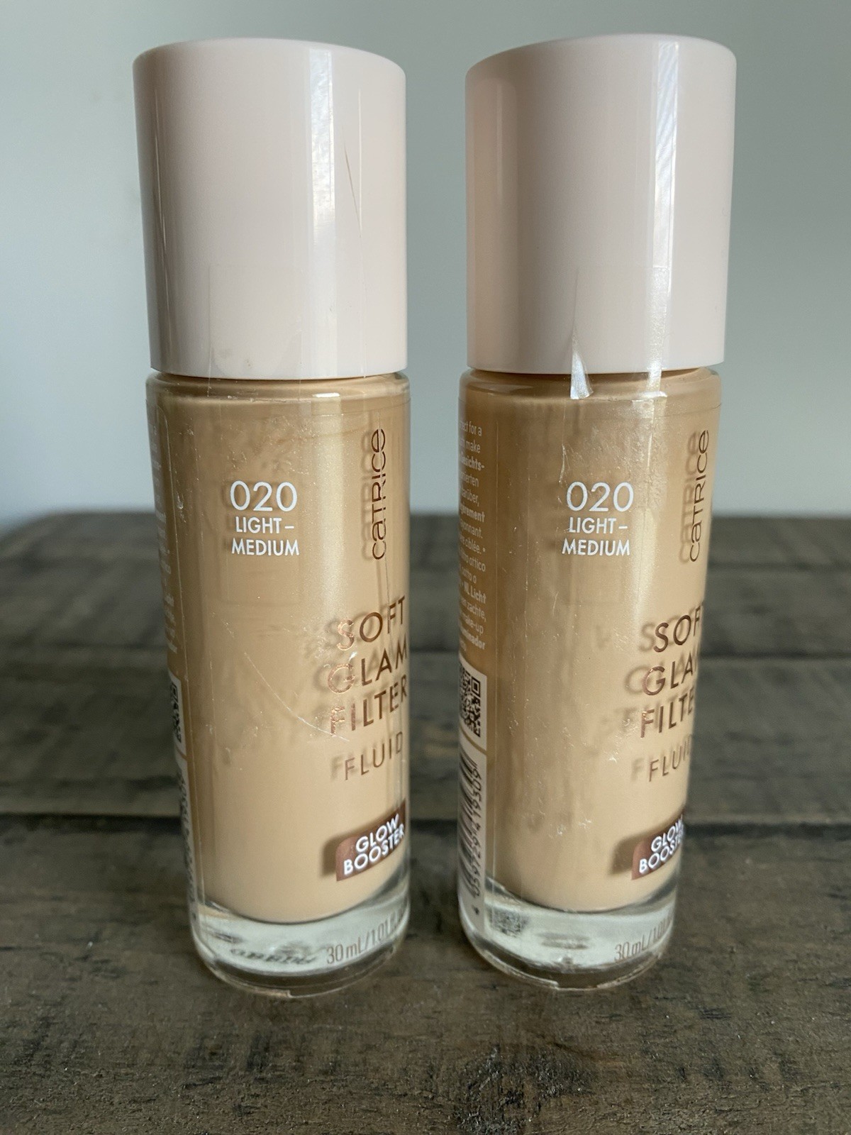 Catrice Soft Glam Filter fluid 020 Light Fair Light Glow Booster France Lot Of 2