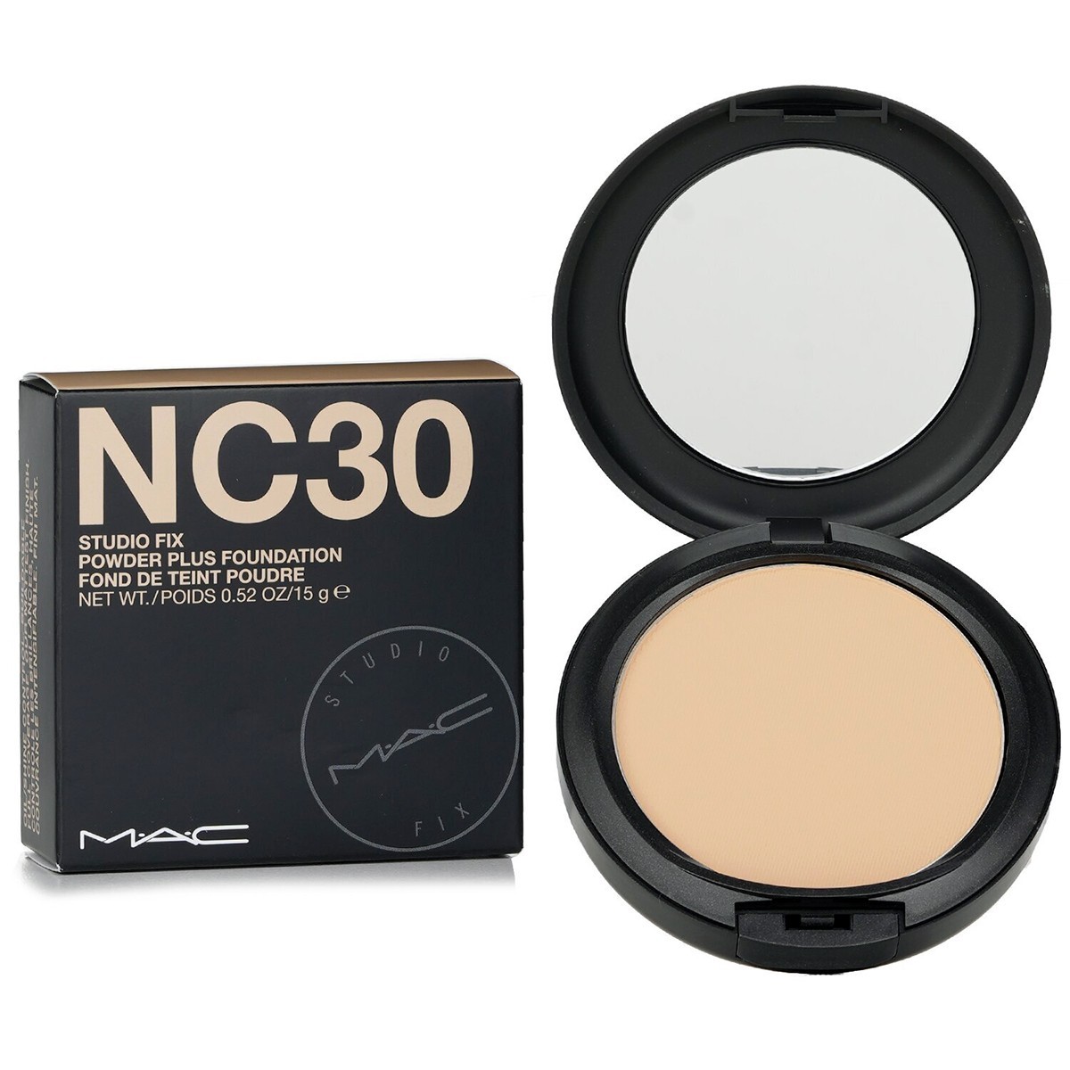 Mac Studio Fix Powder Plus Foundation NC30 – Full Size 0.52 Oz. / 15 g New