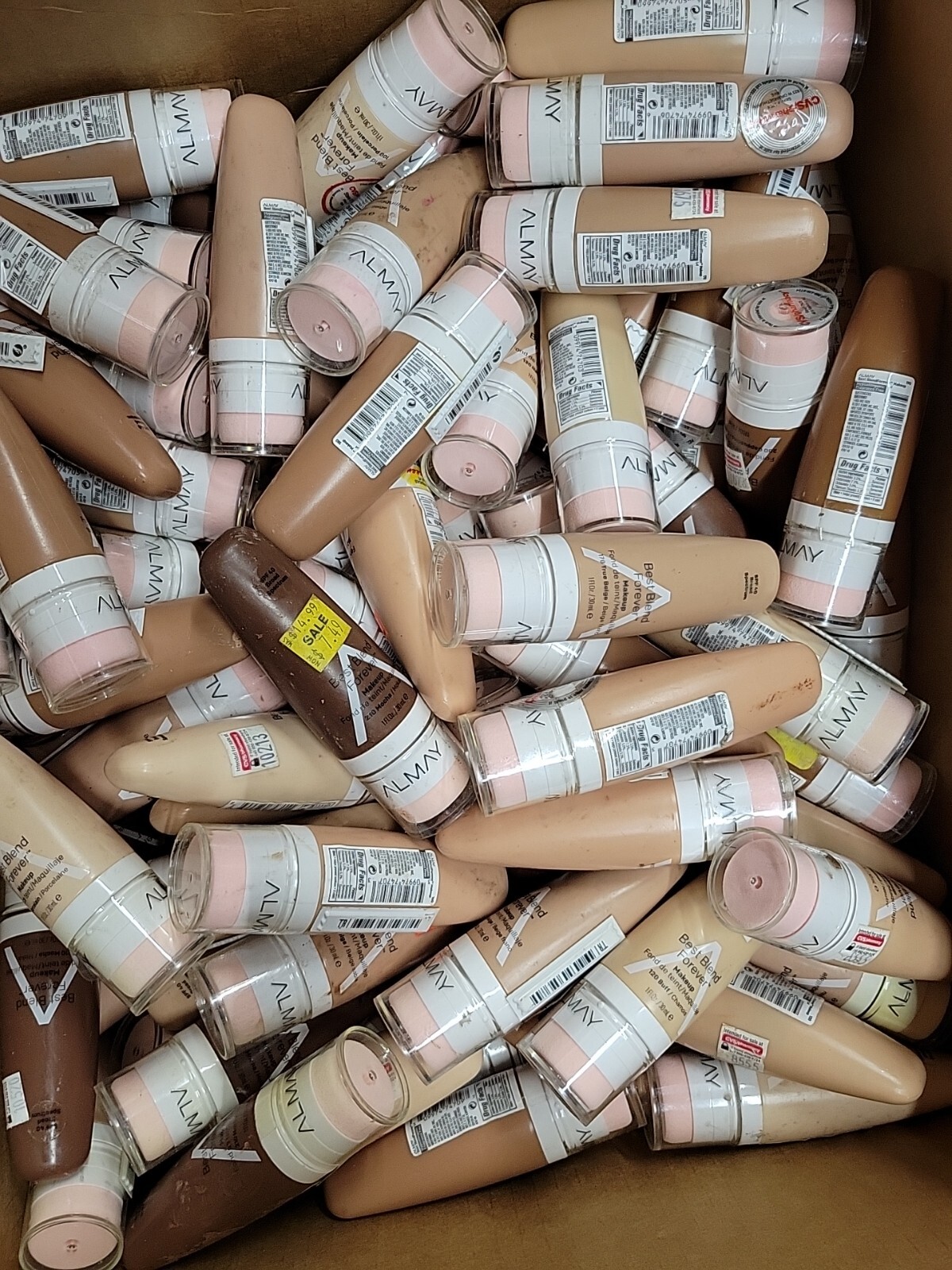 AMAZON WHOLESALE LOT OF 114 Best Blend Forever Makeup 1fl/30ml ASSORTED MODELS