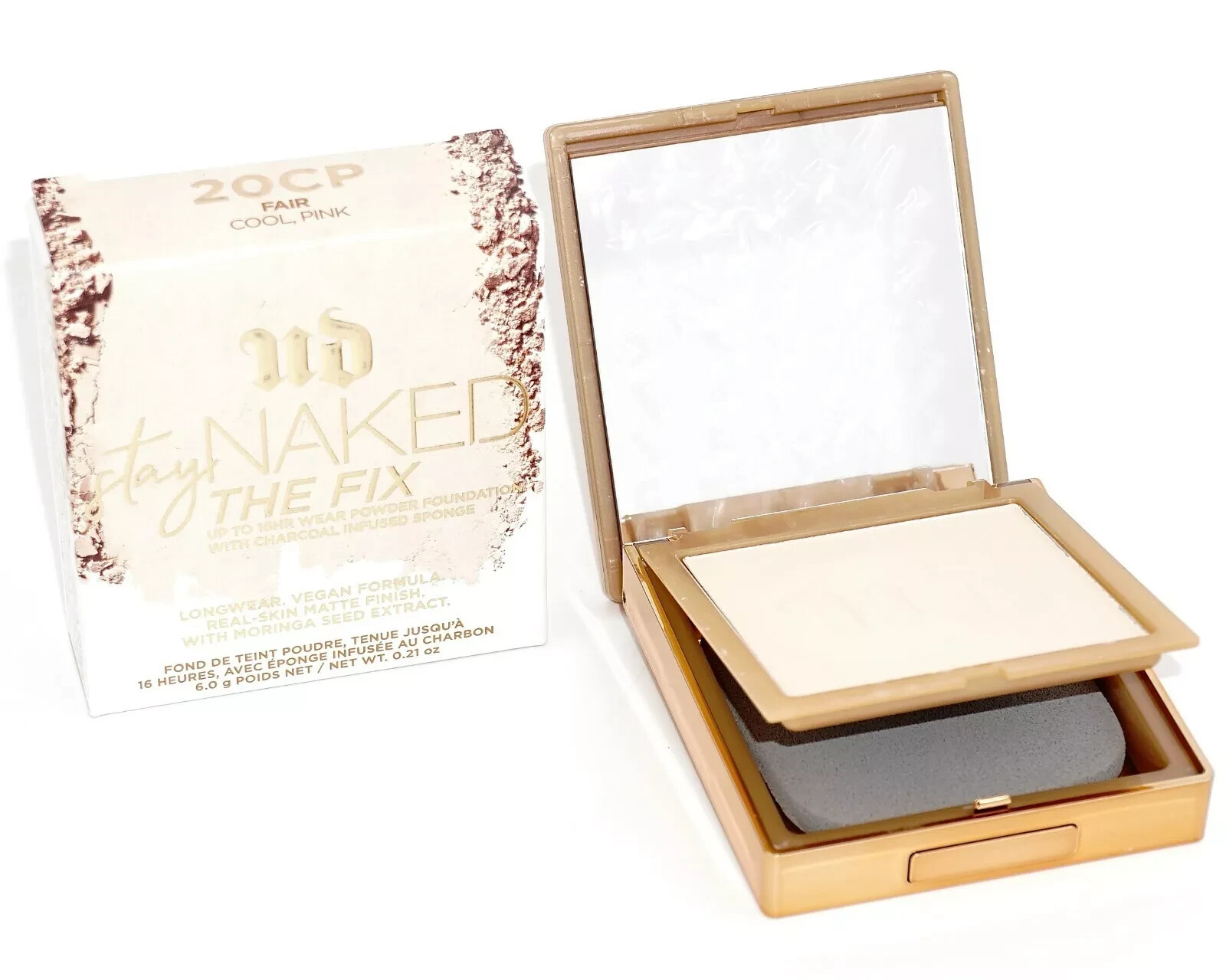 URBAN DECAY Stay Naked The Fix Powder Foundation 20CP FAIR Cool Pink 6g /.21oz