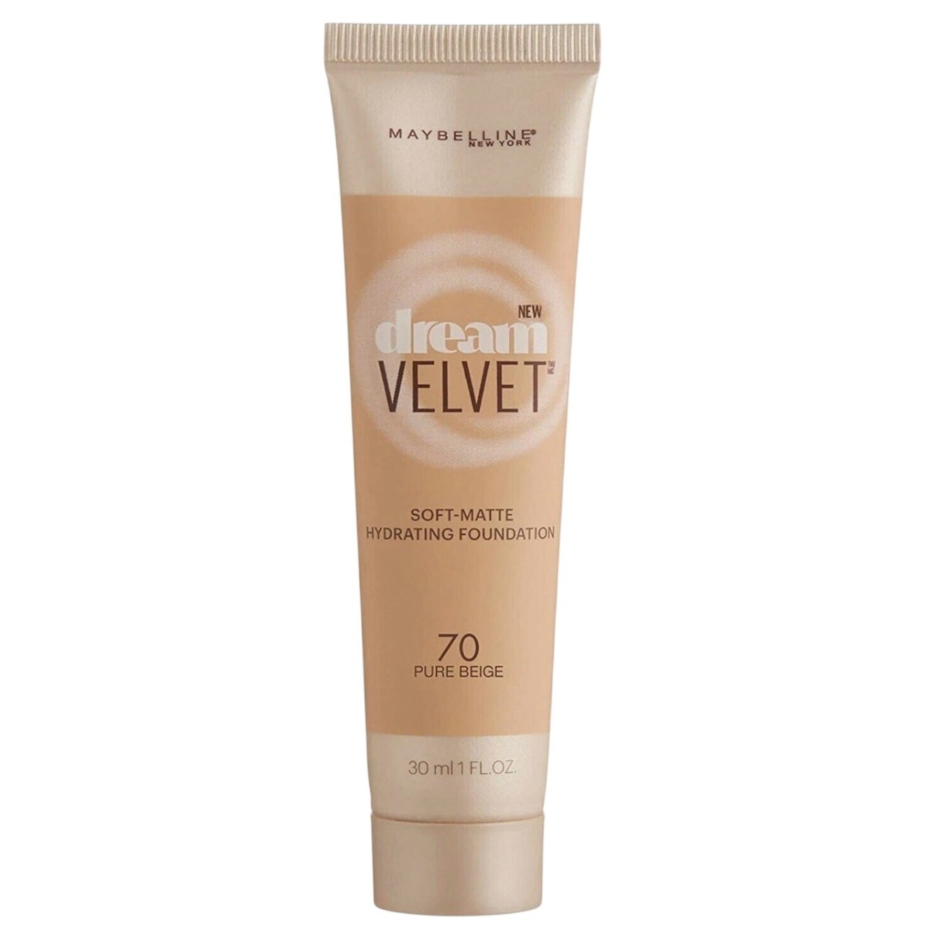 Maybelline Dream Velvet Soft Matte Hydrating Foundation 70 PURE BEIGE Sealed