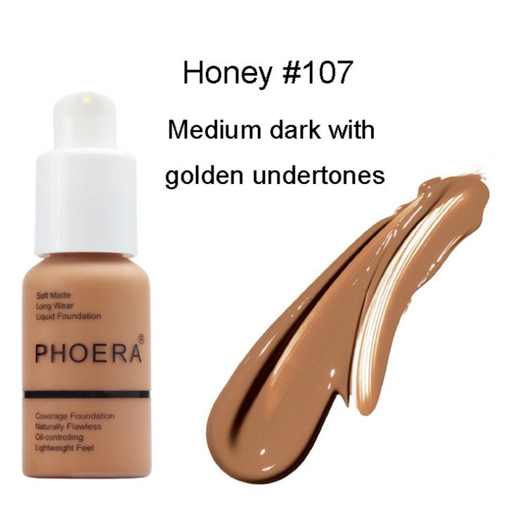 Soft Matte Long-Lasting Liquid Foundation, Full Coverage Face Makeup