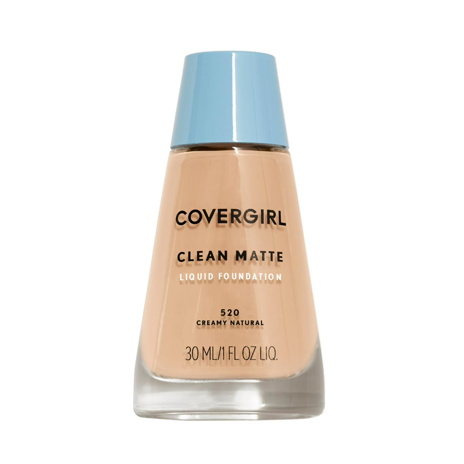 COVERGIRL Clean Matte Liquid Foundation, 520 Creamy Natural Authentic Only