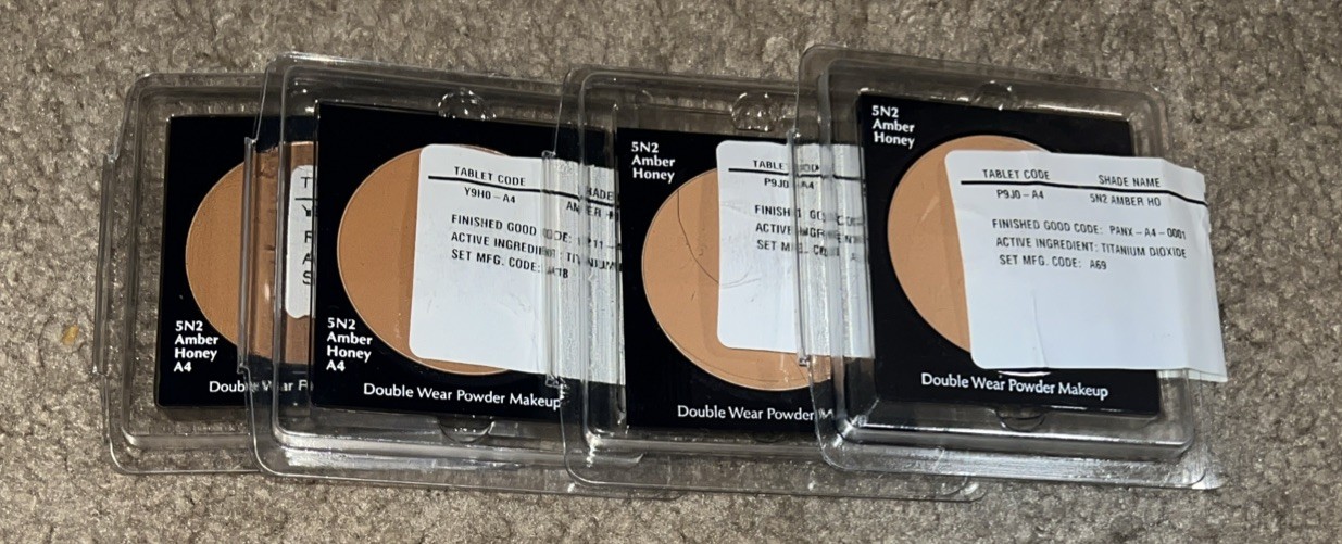 Estee Lauder Double Wear Powder Makeup 5N2 Amber Honey Refill New