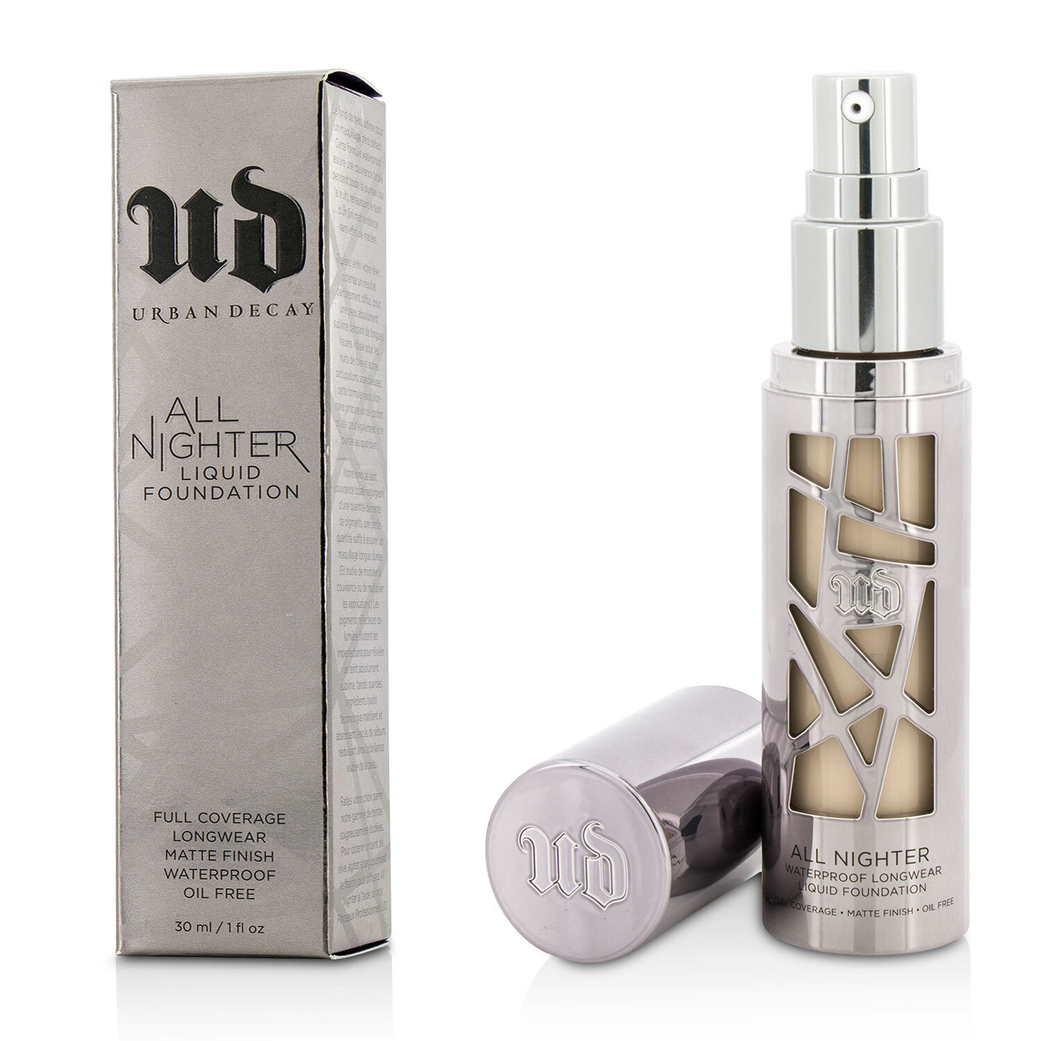 Urban Decay All Nighter Liquid Foundation – 2.0 – 1 oz NIB