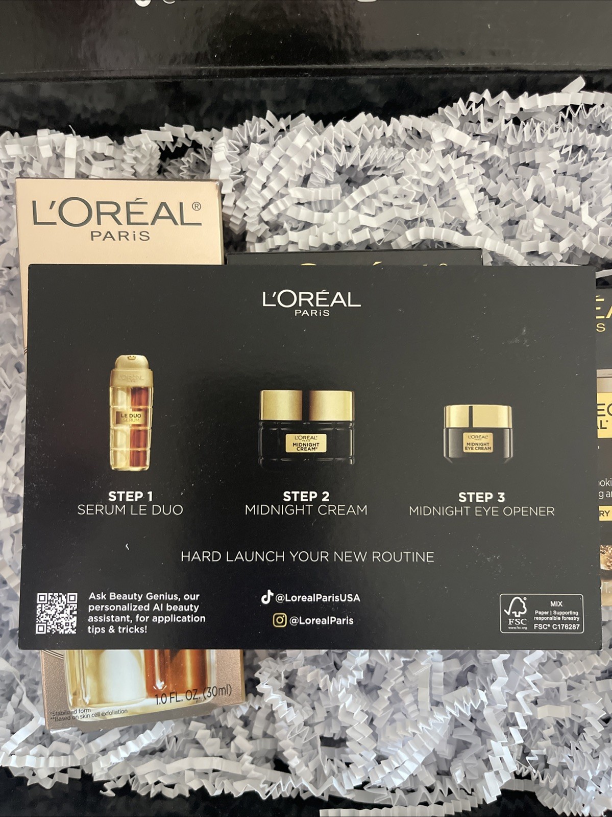 l’oréal age perfect Cell Renewal Midnight Cream / Eye Opener & Age Define Serum