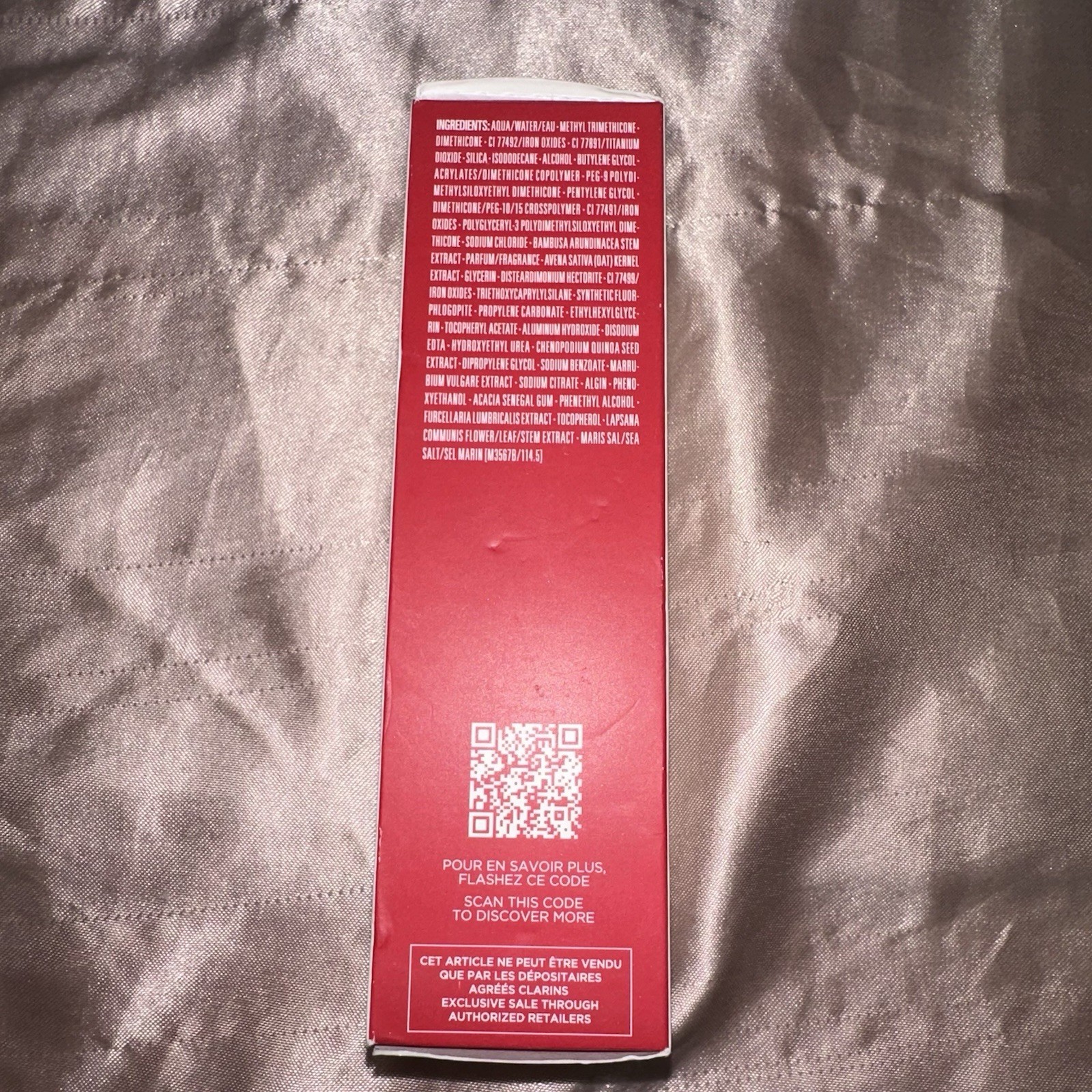 NIB CLARINS 1oz Everlasting Long-Wearing & Hydrating Matte Foundation 114.5W
