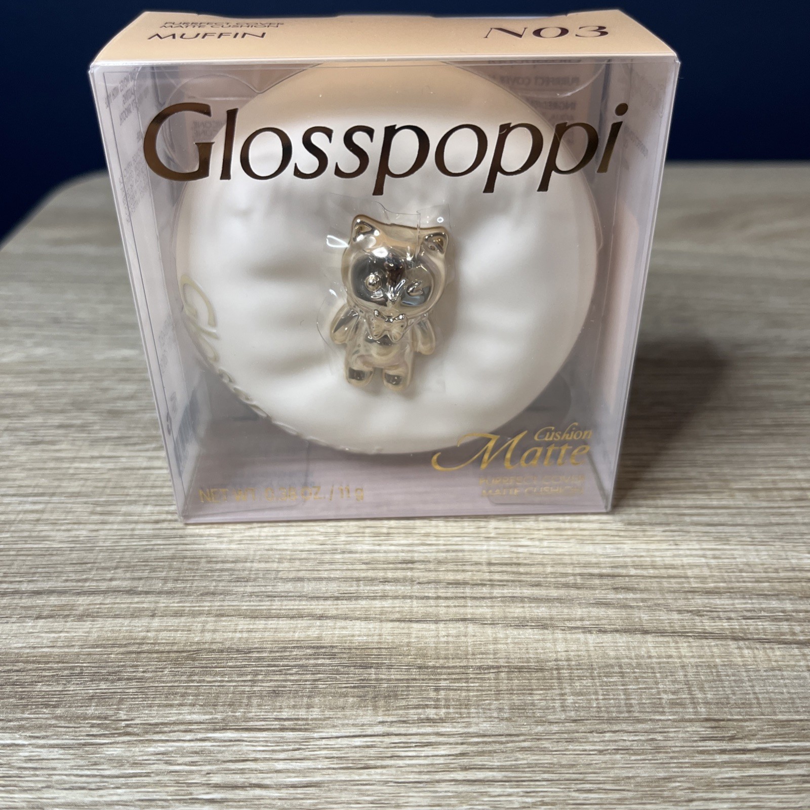 Glosspoppi Purrfect Cover Pore Blurring Powder Foundation N03 Muffin 8.5g