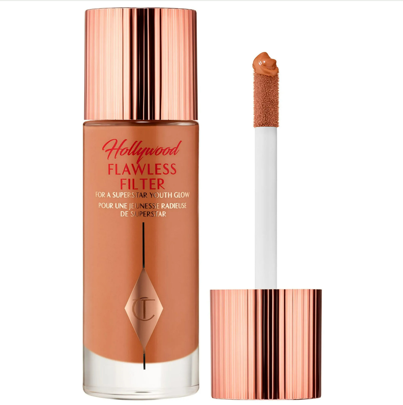 Charlotte Tilbury Hollywood Flawless Filter Moisturizing Sheer Foundation-7 Deep