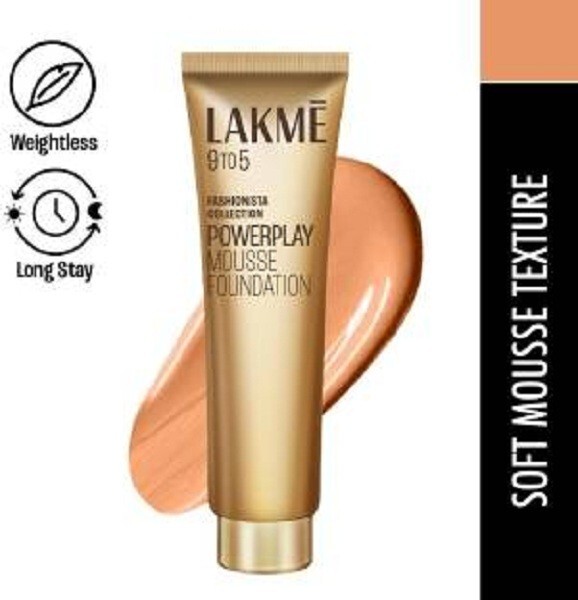 Lakmé 9 to 5 Weightless Mousse Foundation (Rose Ivory, 25 g) free shipping